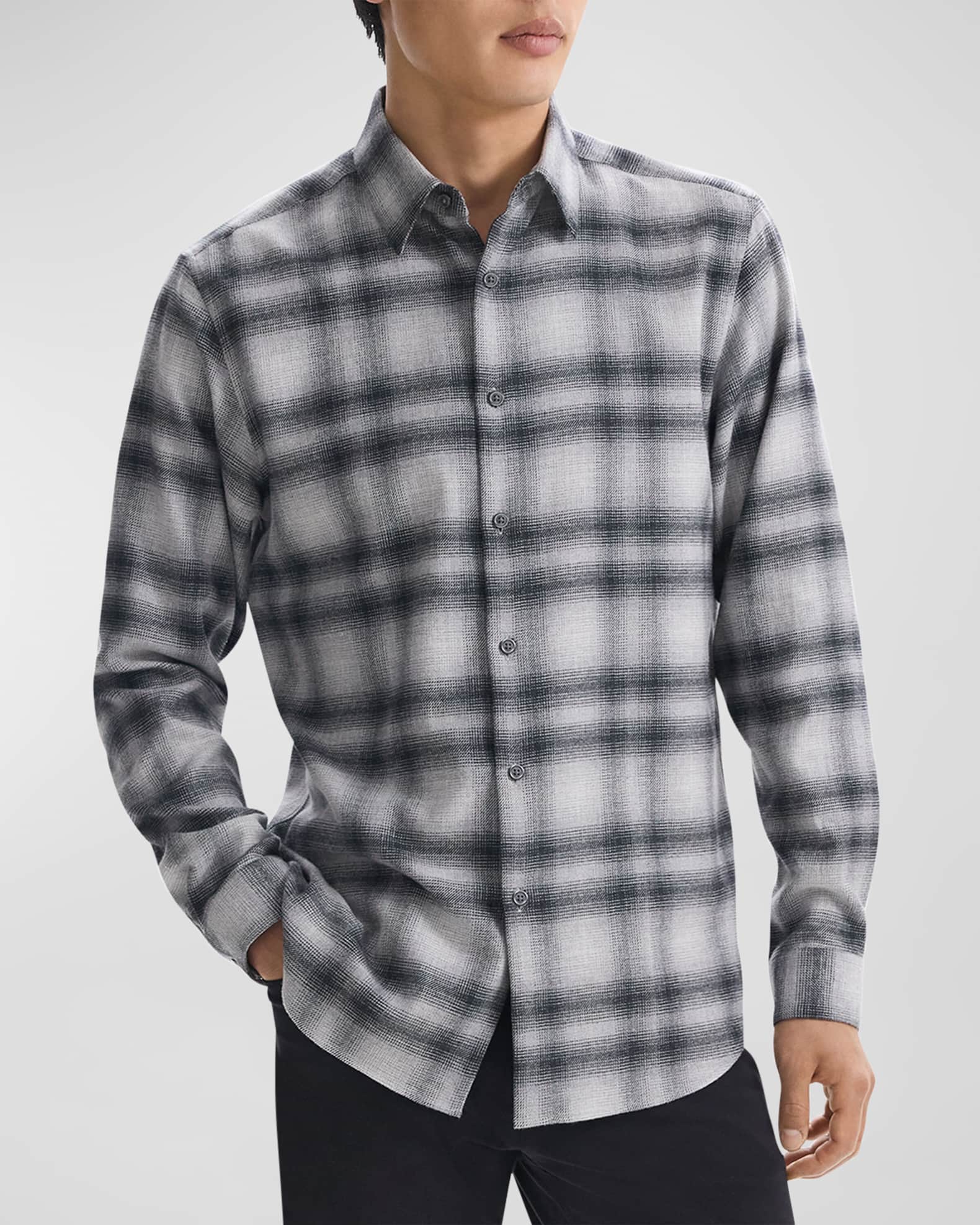 Men's Irving Soft Plaid Sport Shirt 1