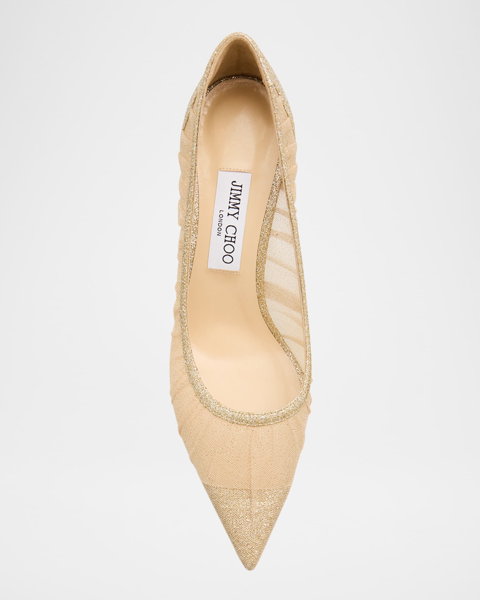 bibi】JIMMY CHOO Agnes 85mm グリッターチュール bibi】JIMMY CHOO