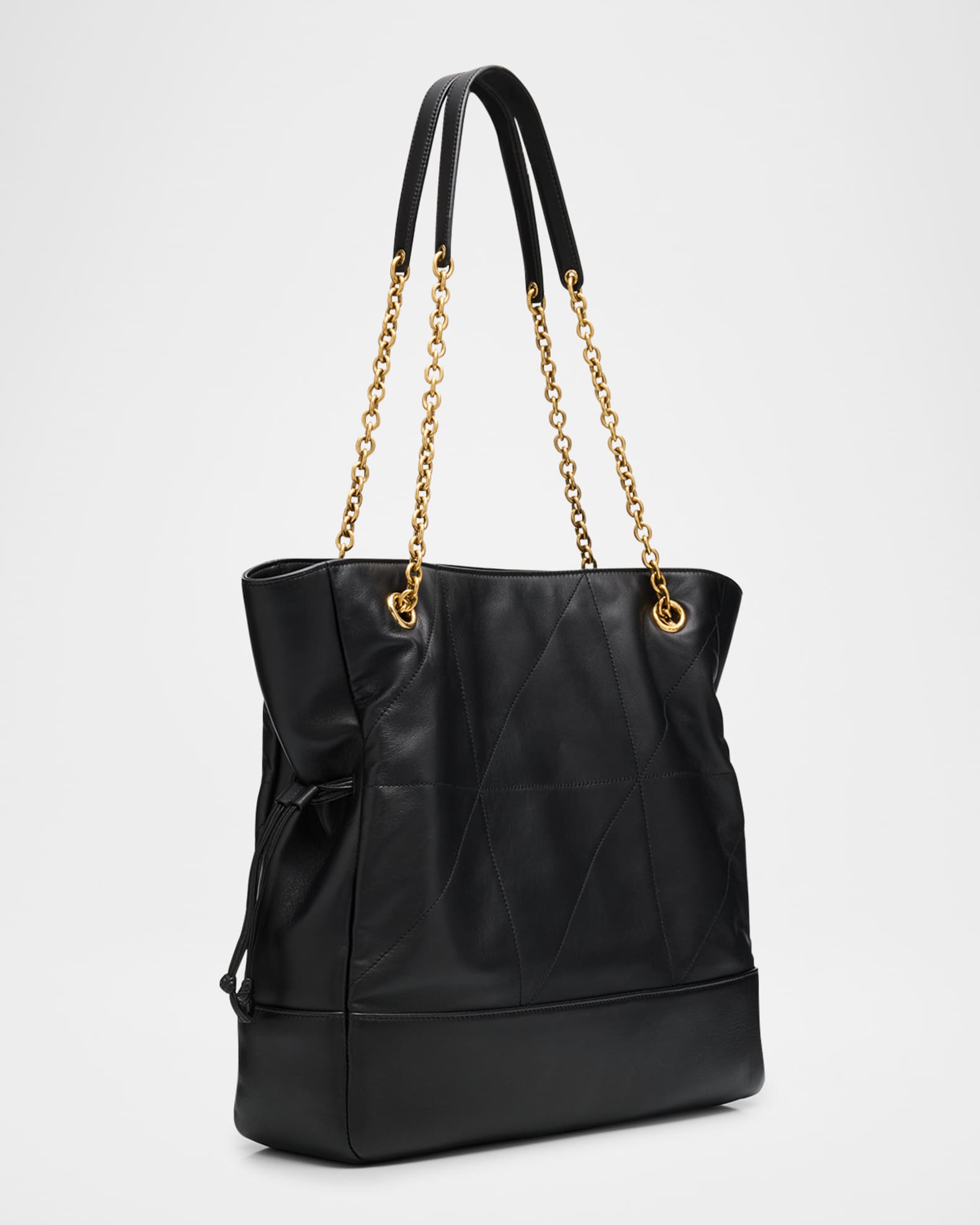 YSL キルティング ブラック マザーズバッグ Saint Laurent Jamie 4.3 Medium Shopping Tote Bag in Quilted