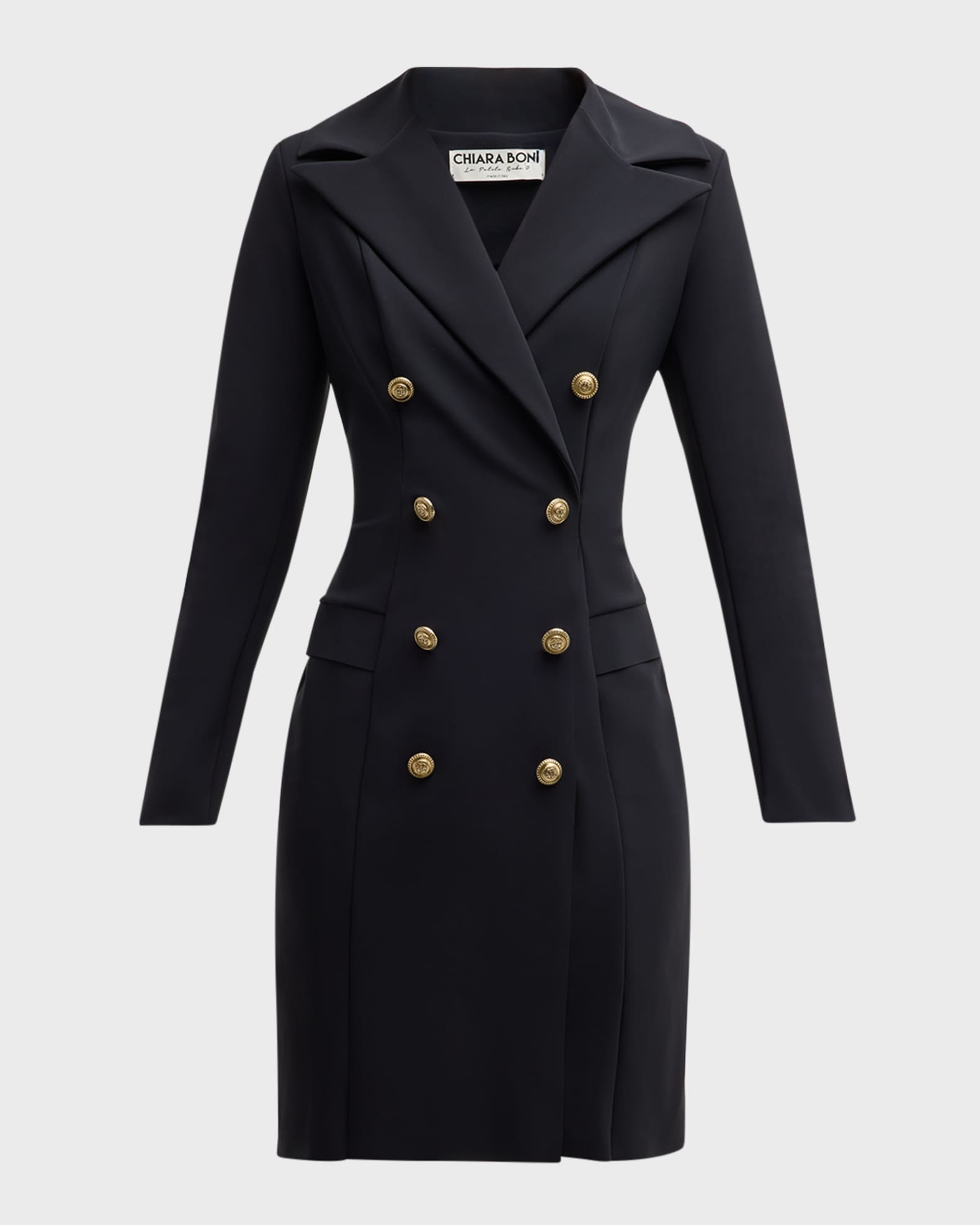 Chiara Boni La Petite Robe Double Breasted Blazer Dress Neiman Marcus