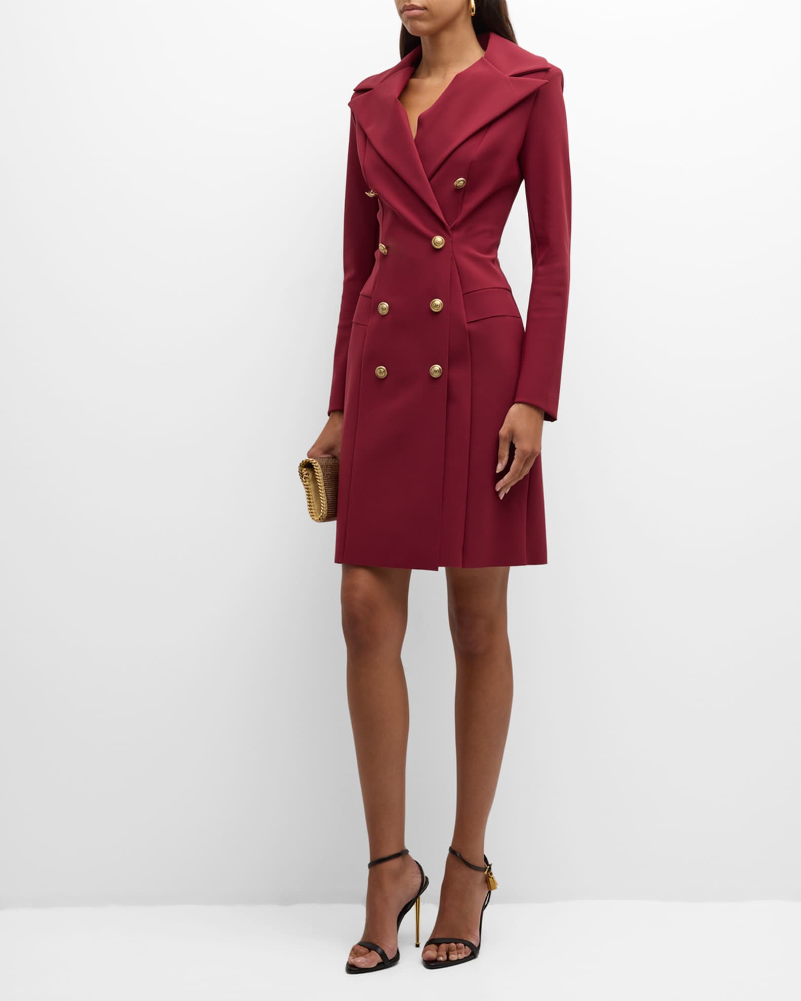 Double-Breasted Blazer Dress 1
