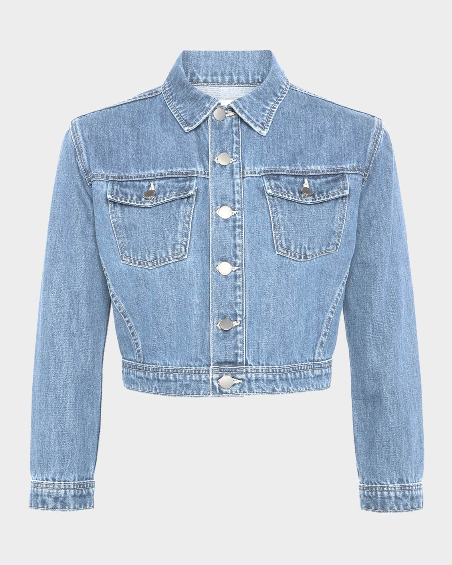 Koda Cropped Denim Jacket 0