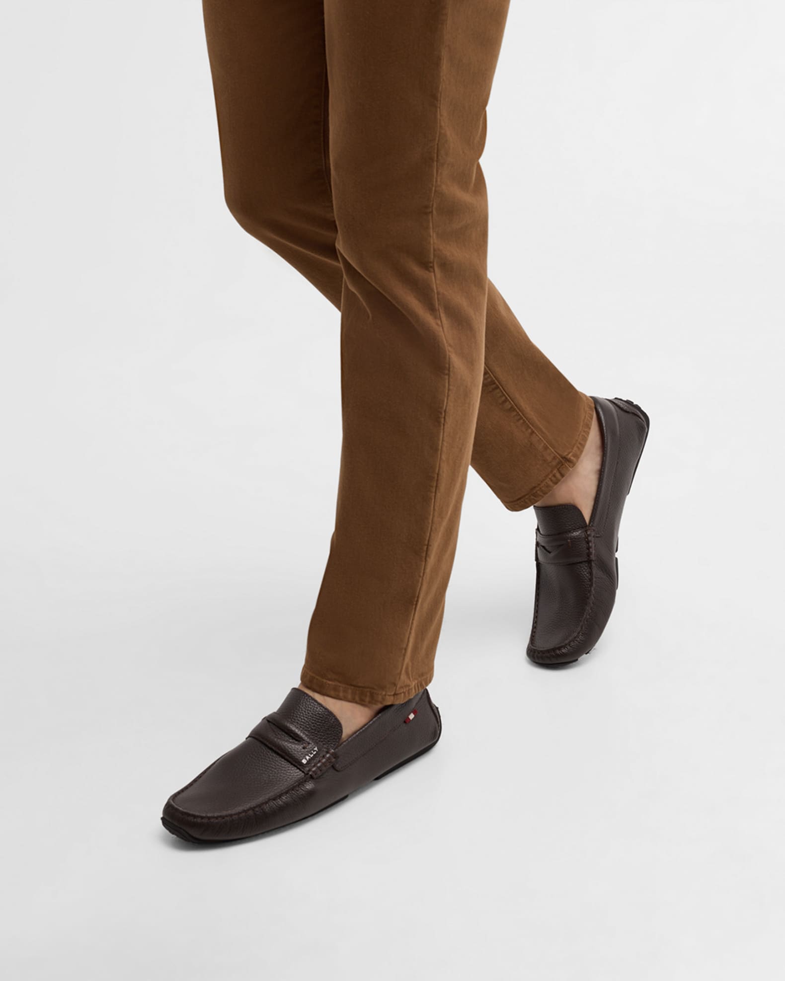 Men's Palven Pilot Grained Leather Drivers 1