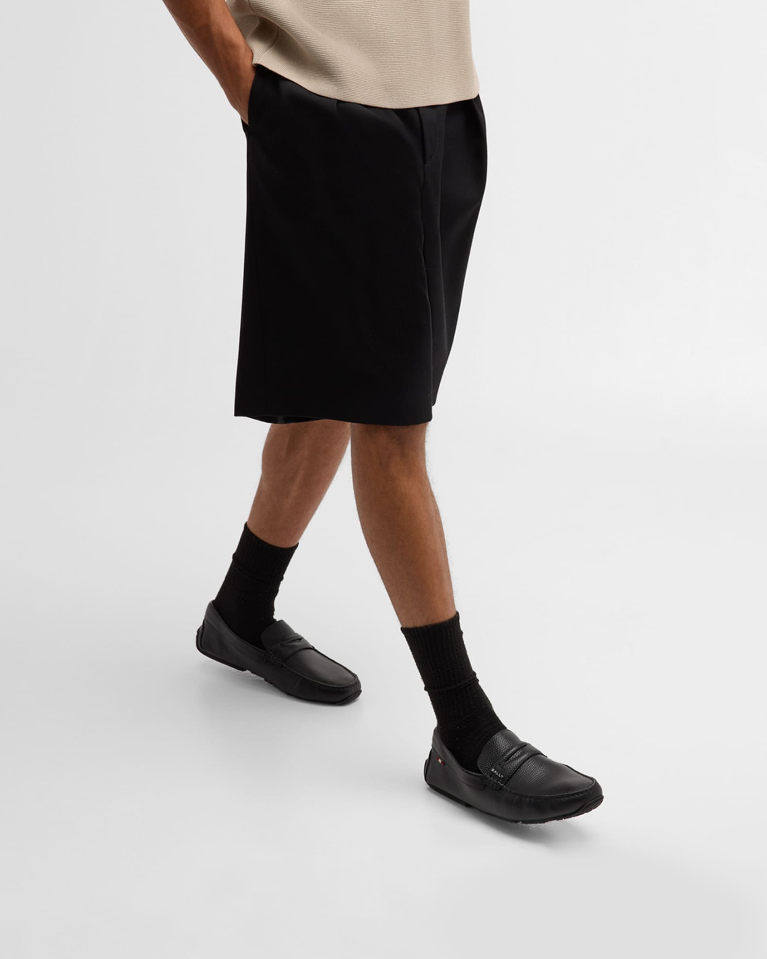 Bally Men's Scrivas Leather Derby Shoes | Neiman Marcus