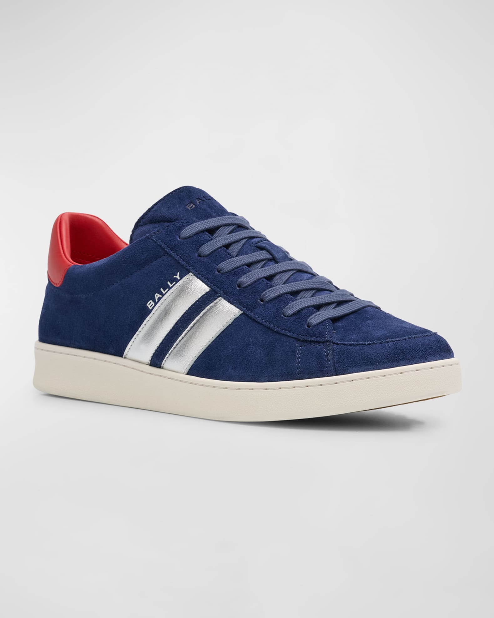 Bally Men s Tyger Suede Low Top Sneakers Neiman Marcus