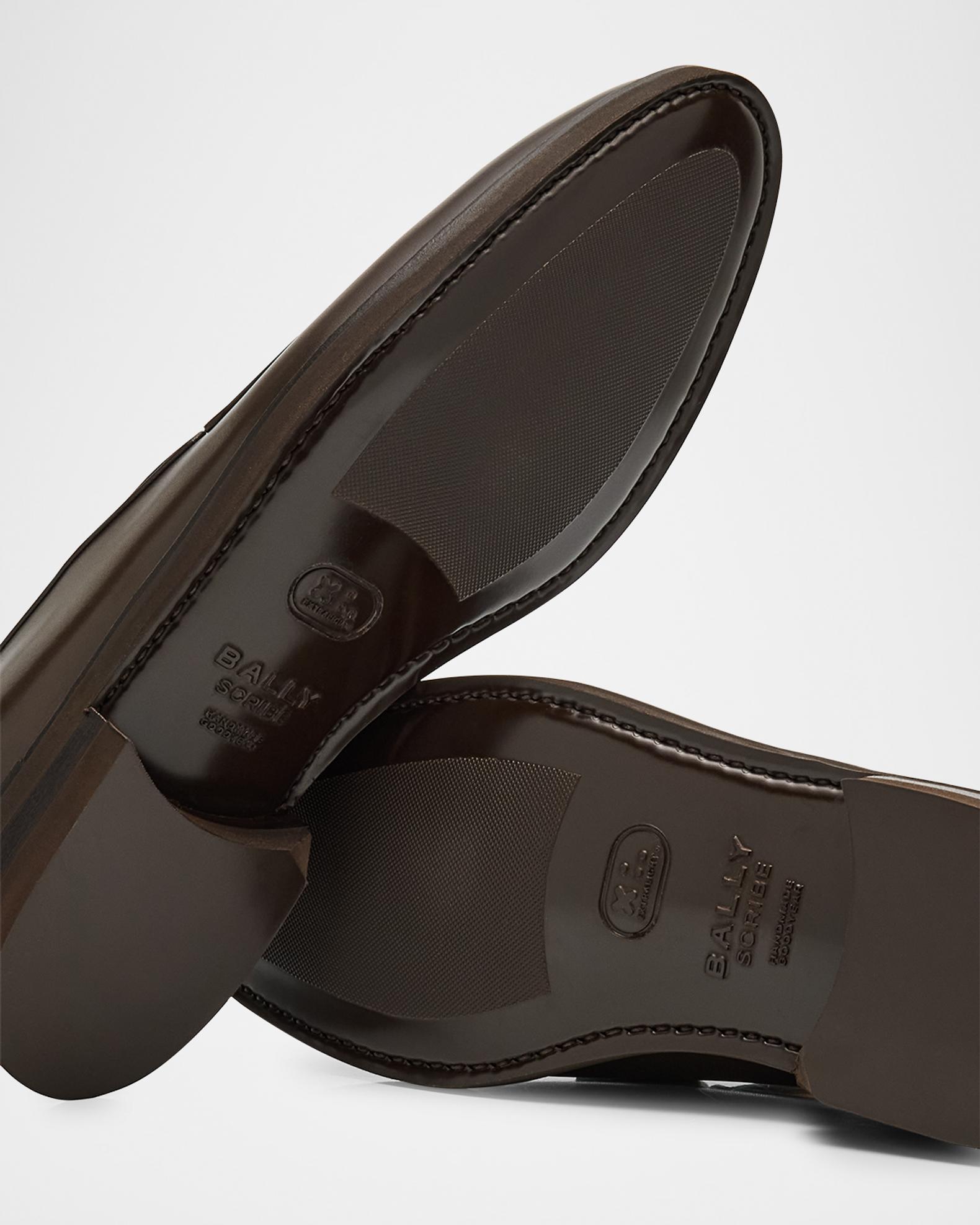 Bally Leather Round Toe Slip On Casino Men Loafers Bally Men main image 2
