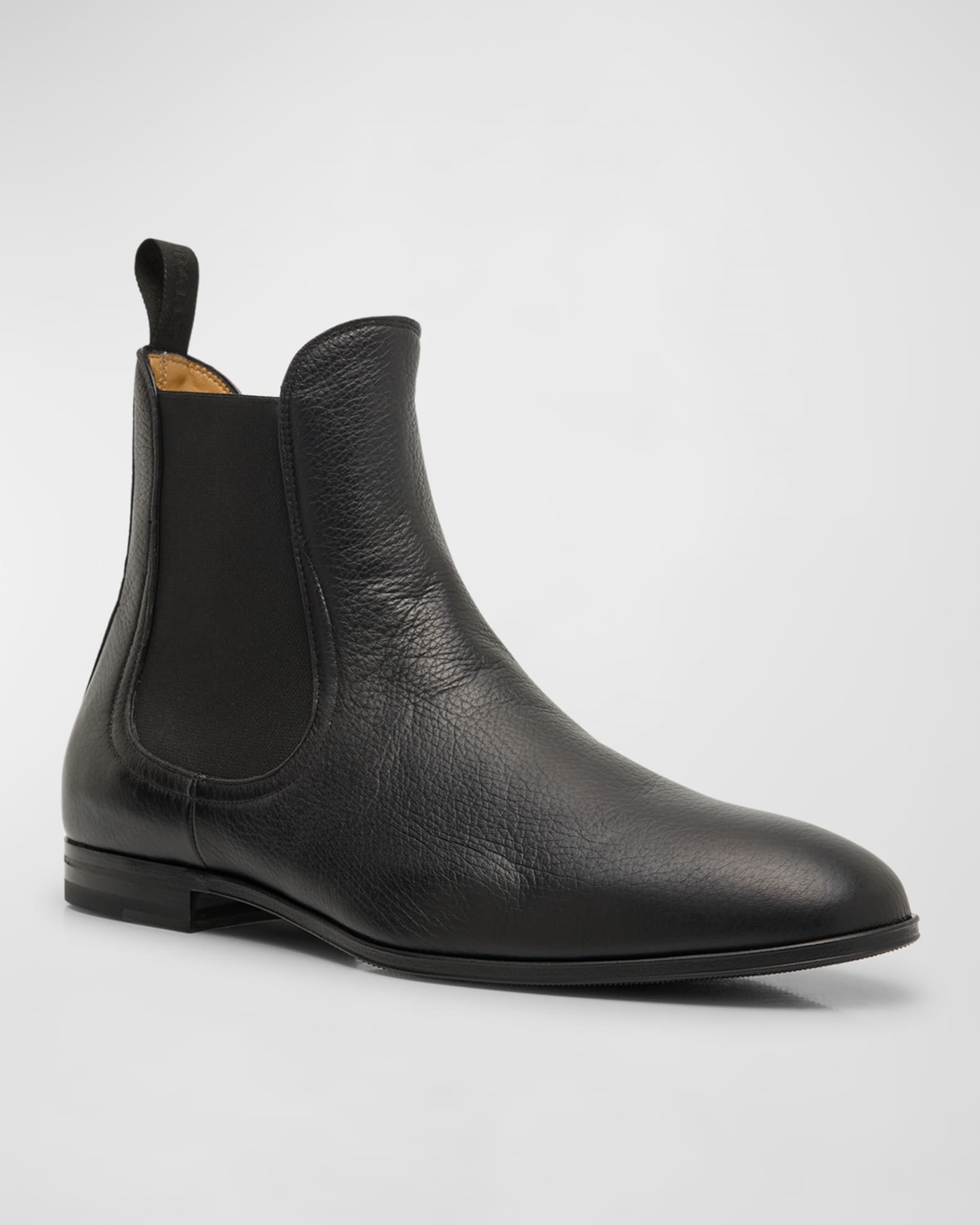 Bally Men s Westley Grained Leather Chelsea Boots Neiman Marcus