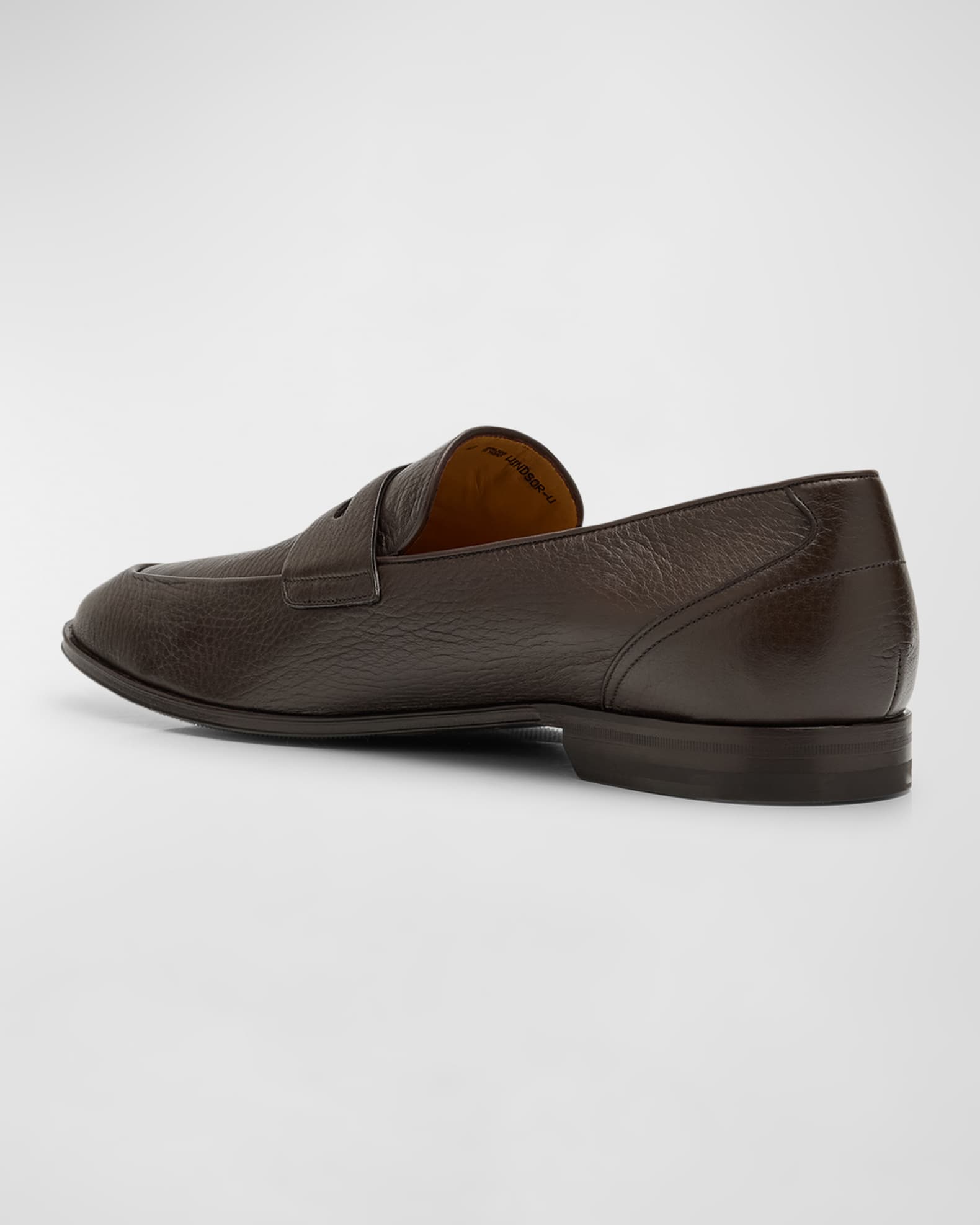 Bally Men's Windsor Grained Leather Penny Loafers | Neiman
