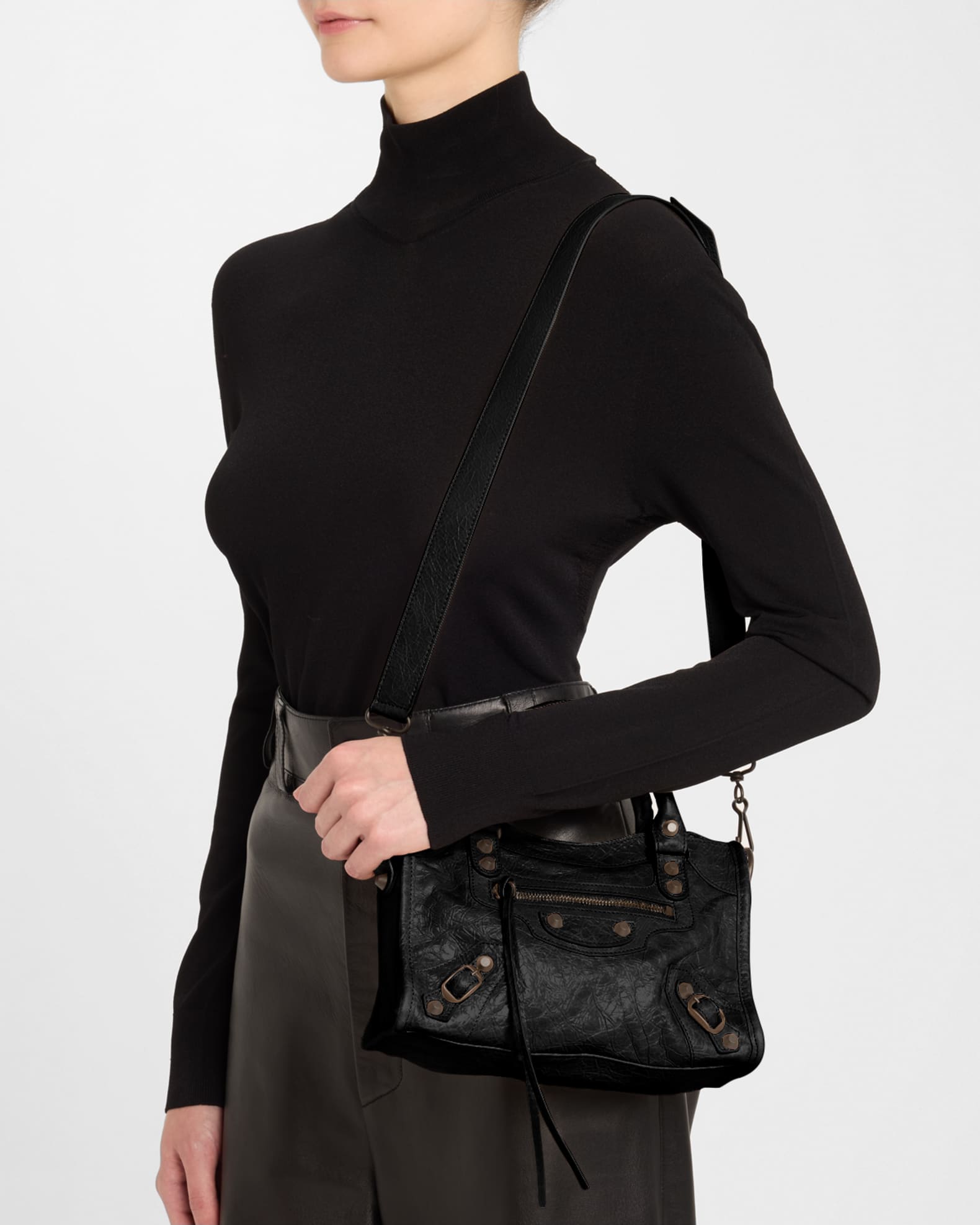 Le City Mini Leather Top-Handle Bag 1