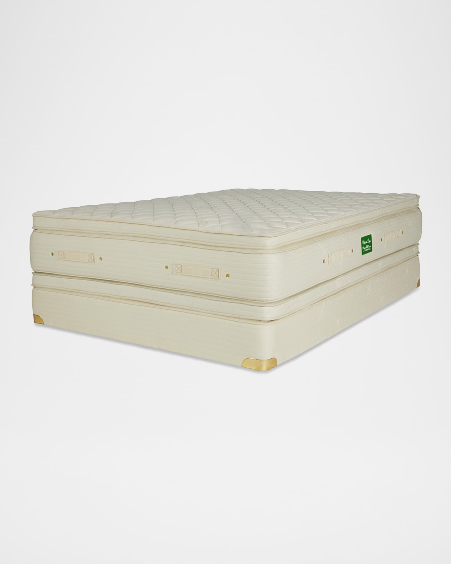 RoyalPedic Nature Luxe UltraPlush Queen PillowTop Mattress and Box