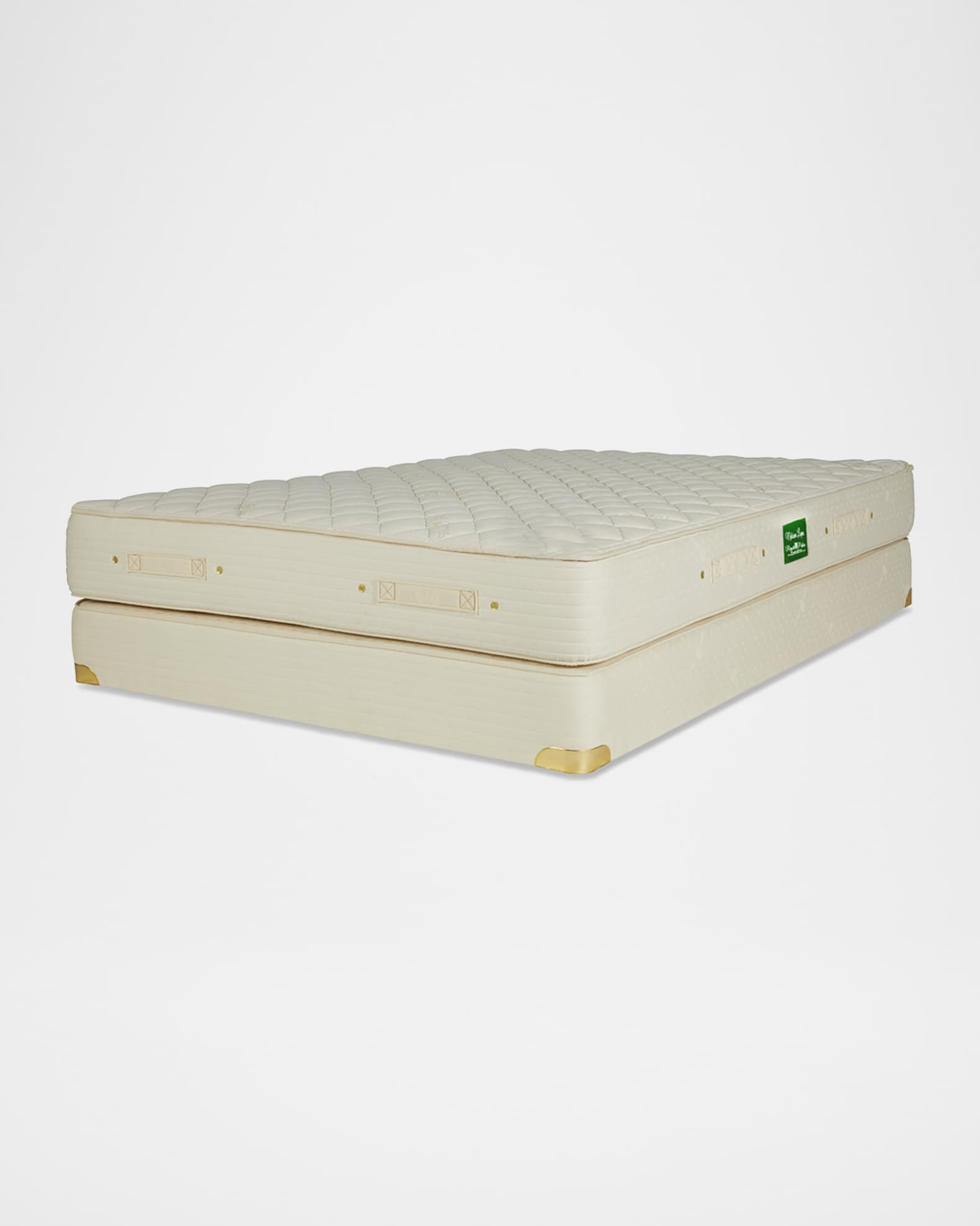 Nature Luxe Latex QuiltTop Mattress and Box Spring Set Neiman Marcus