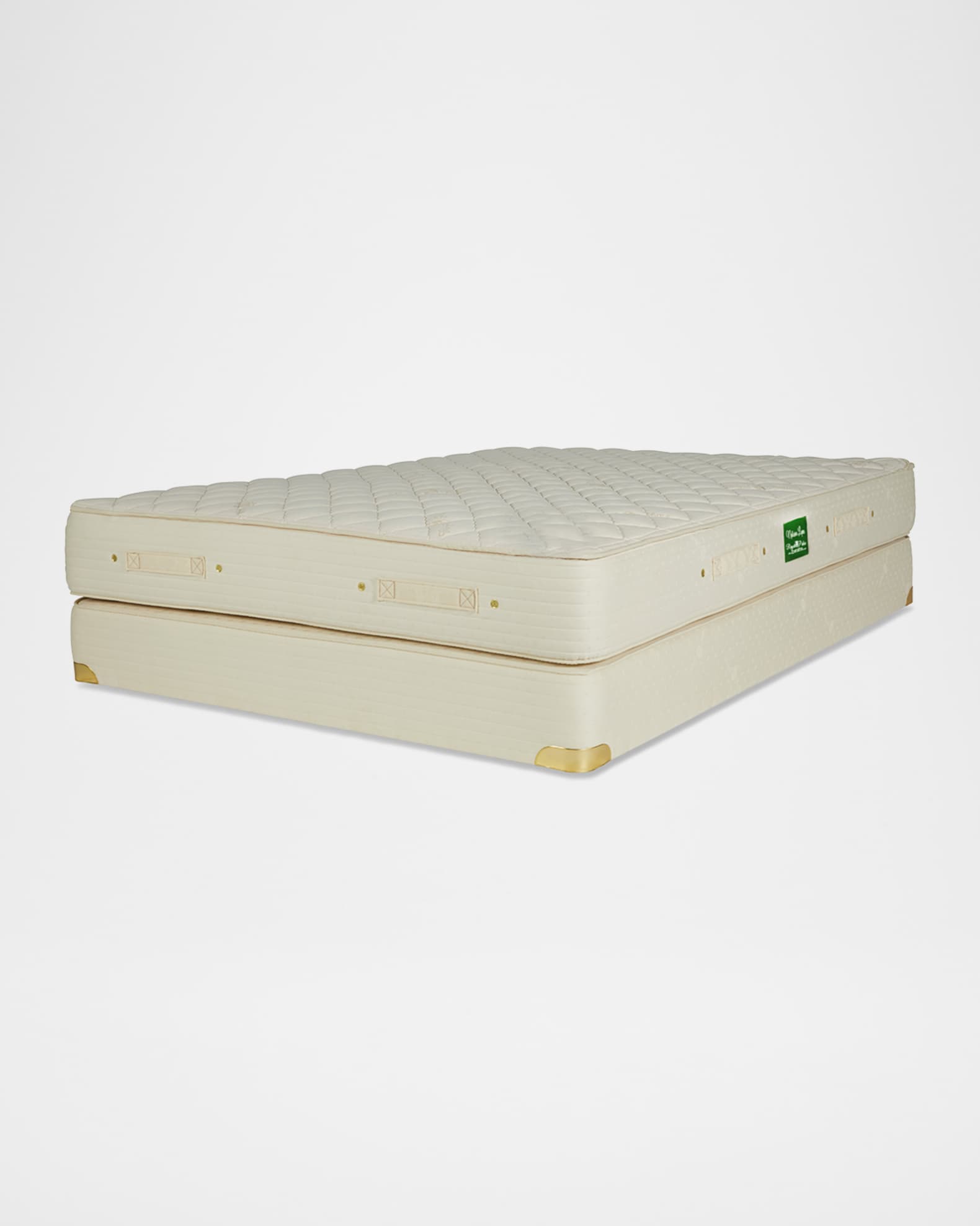 Nature Luxe Latex QuiltTop Mattress and Box Spring Set Neiman Marcus