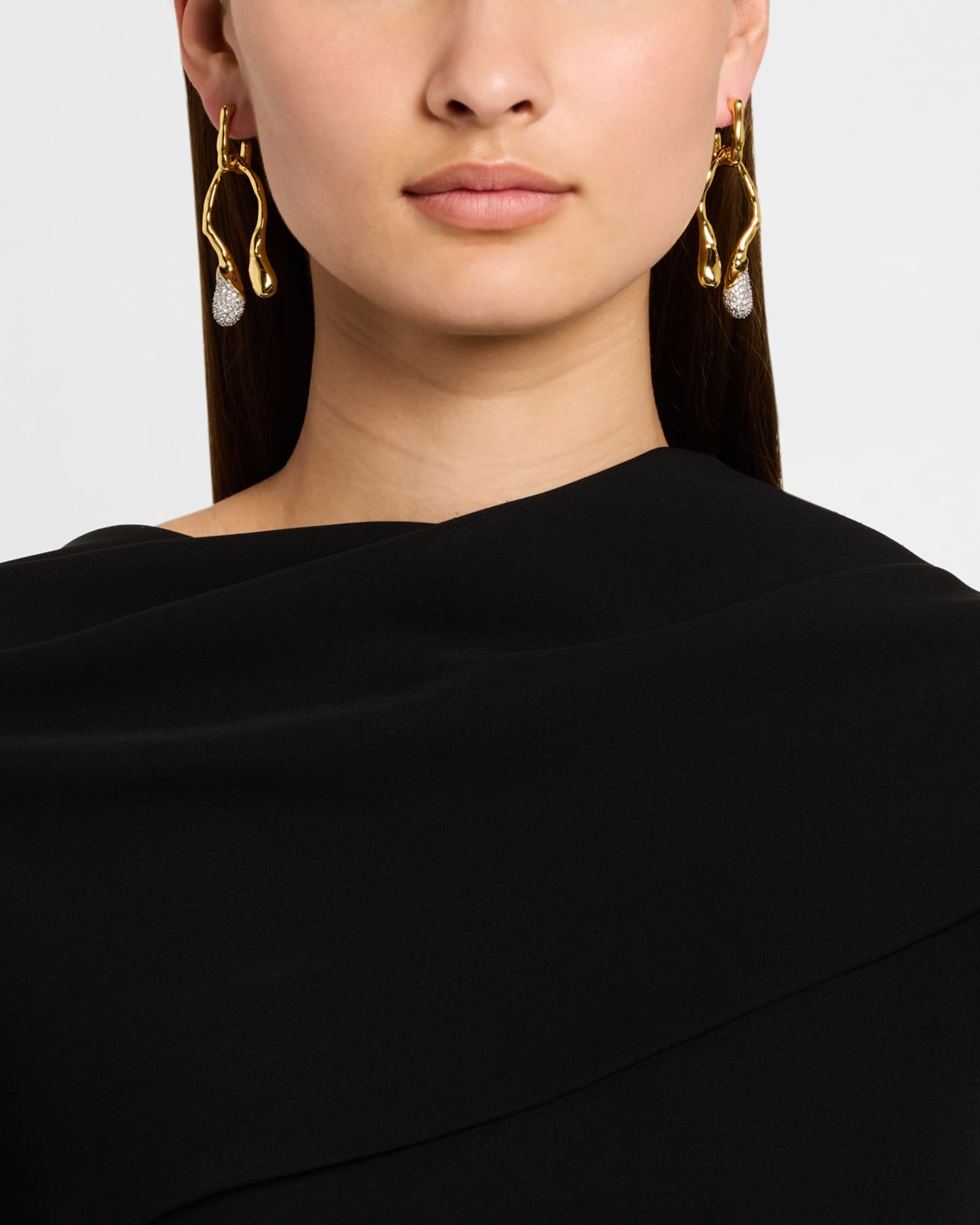 Alexis Bittar Solanales Crystal Mobile Earrings Neiman Marcus