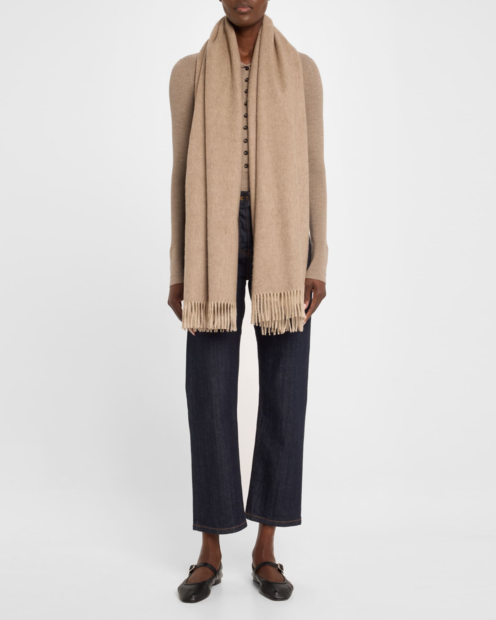 Reversible Cashmere Stole 1