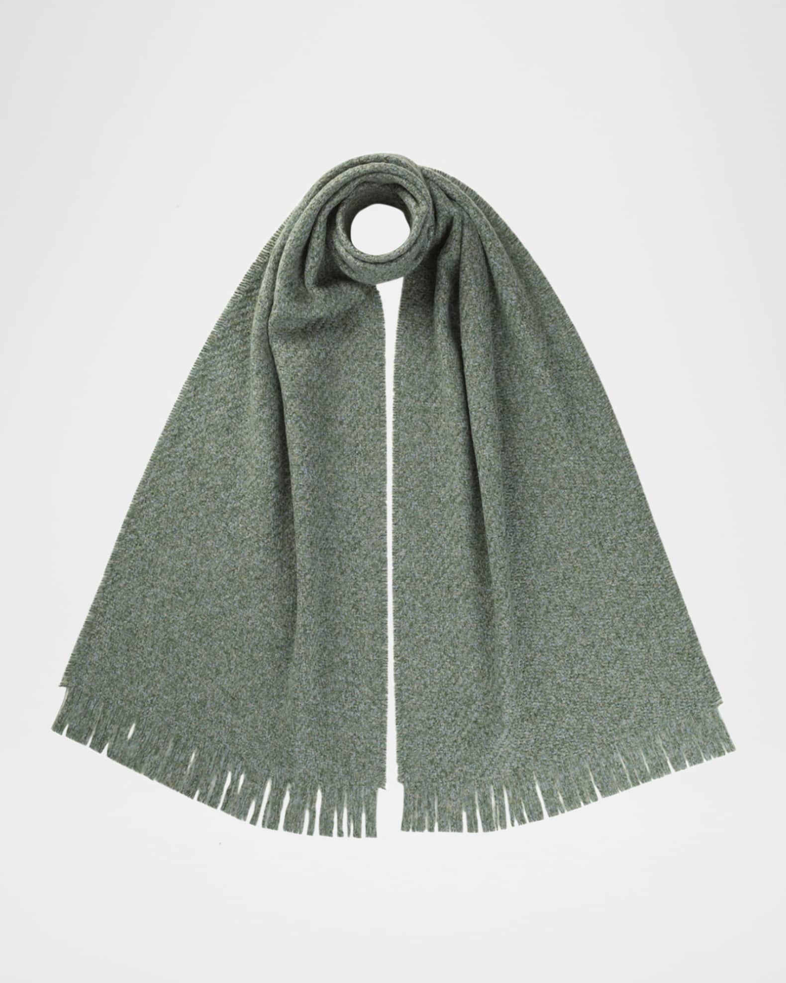 Brushed Boucle Cashmere-Silk Scarf 0