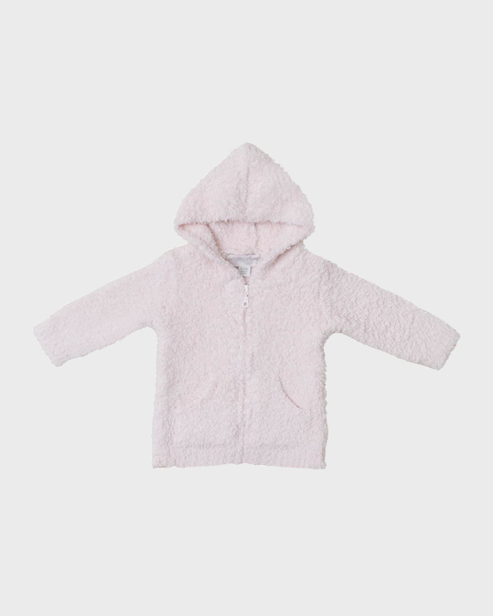 Barefoot Dreams Kid's CozyChic Textured Hoodie, Size 25 Neiman Marcus