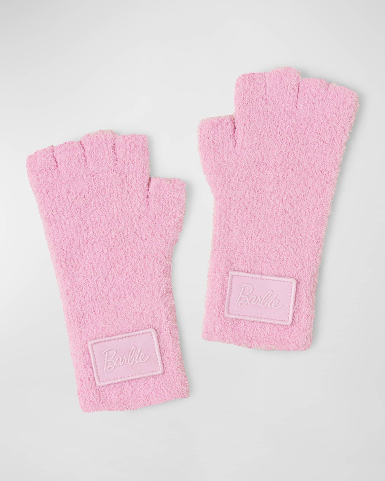 Barefoot Dreams Girl's CozyChic Barbie Fingerless Gloves | Neiman Marcus