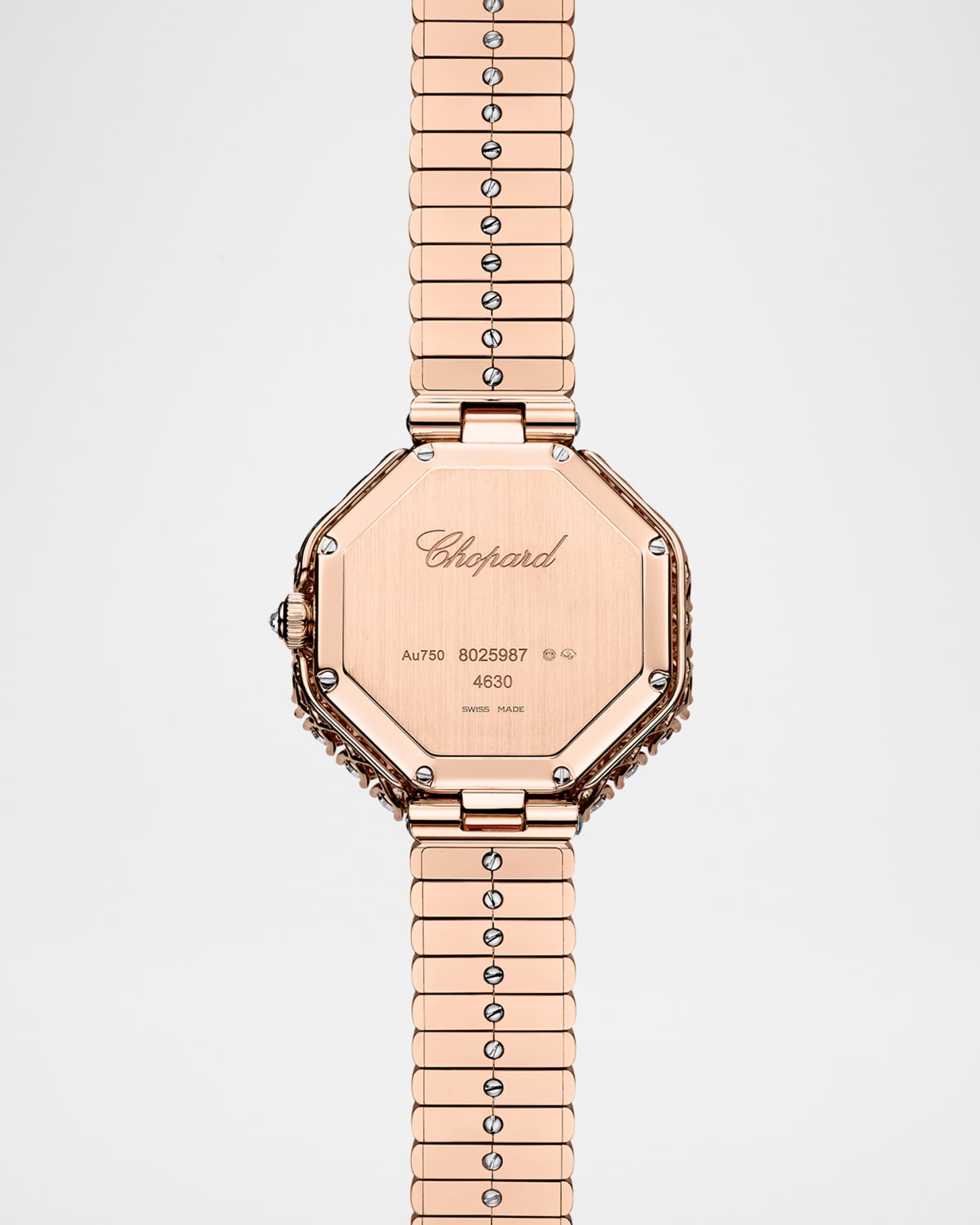 32mm L'Heure du Diamant Octagonal 18K Rose Gold Watch 1