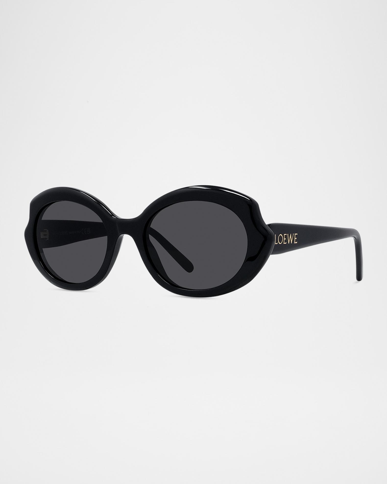 Loewe 58 mm round sunglasses Loewe Slim LW40162U Round Sunglasses | Fashion Eyewear US main image 3