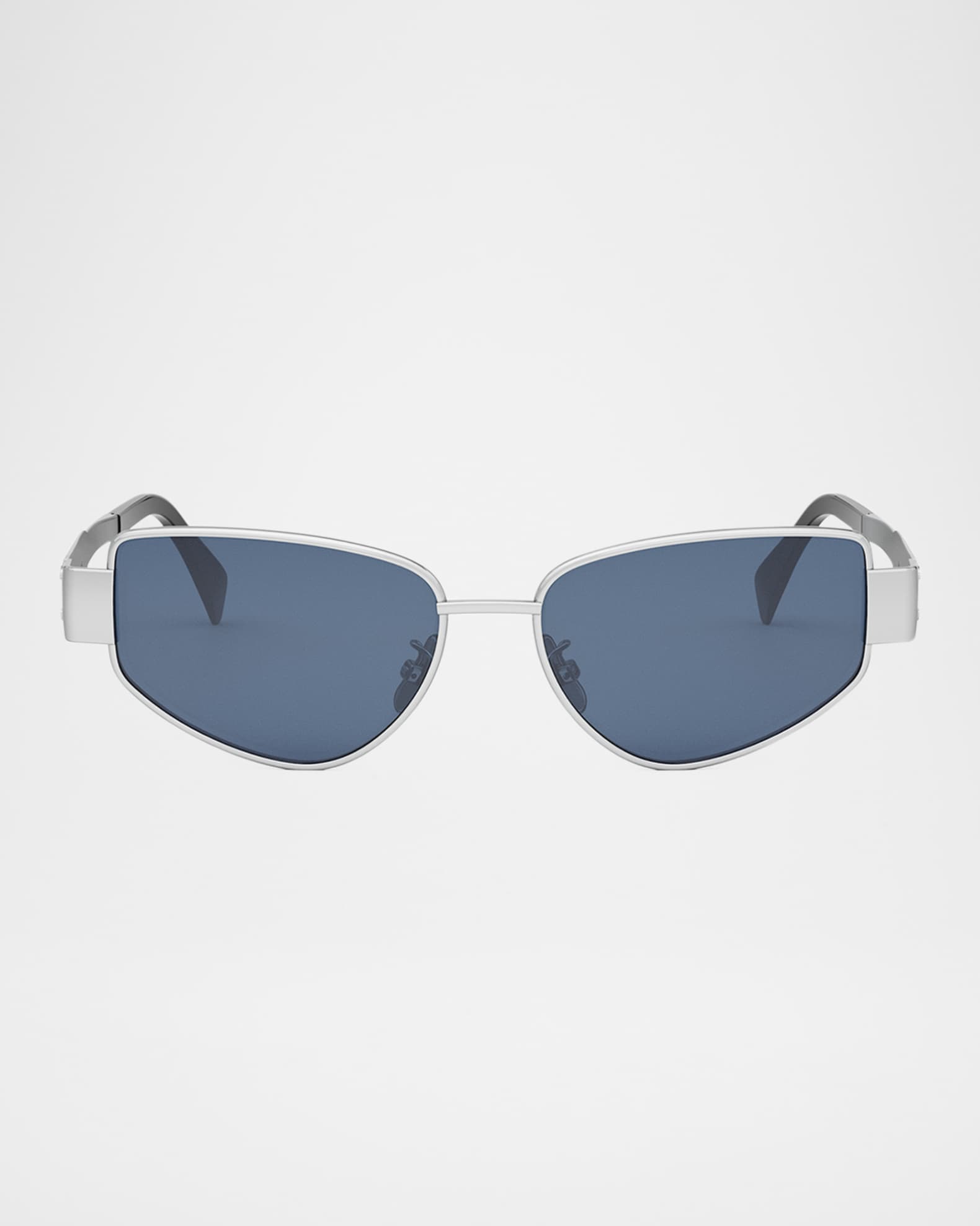 Men's Triomphe Metal Cat-Eye Sunglasses 0