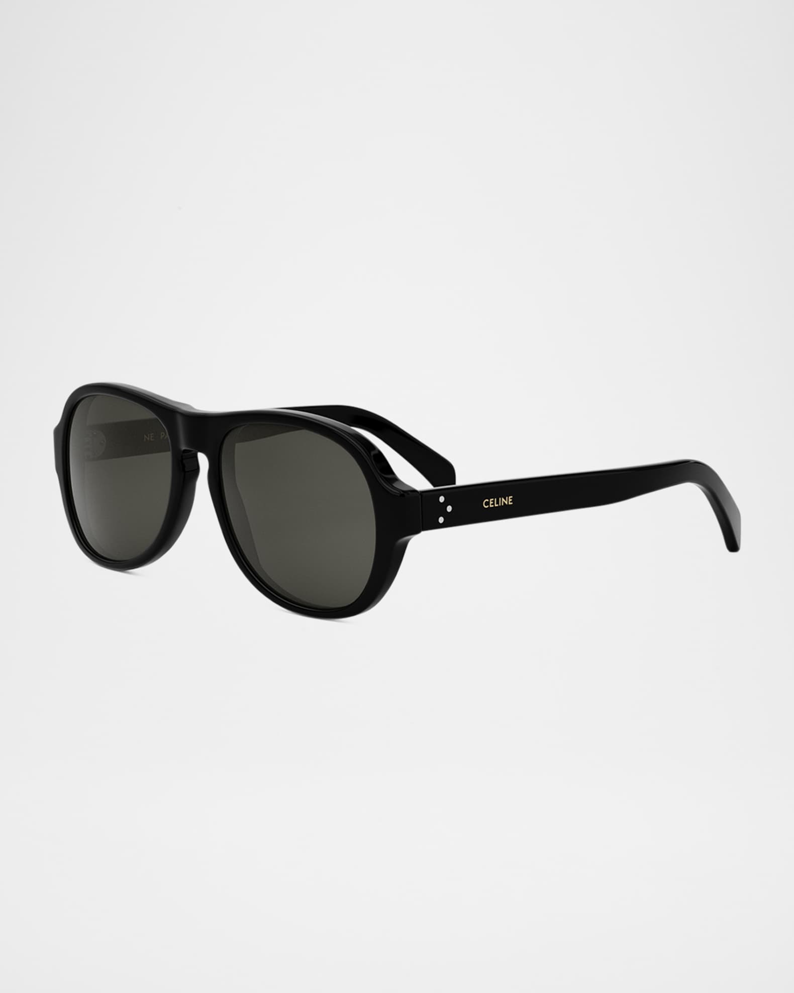 Celine sunglasses aviator black cheap