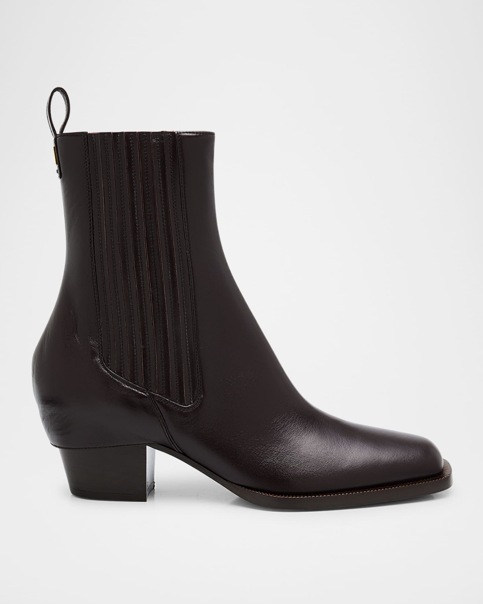 Almond Toe Calf Leaher Boots