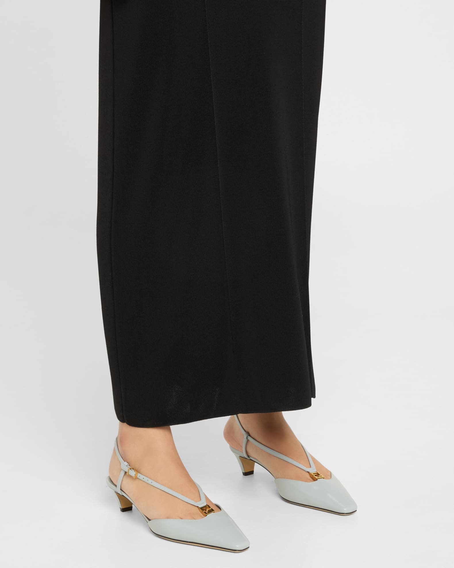4G Leather Ankle-Strap Pumps 1