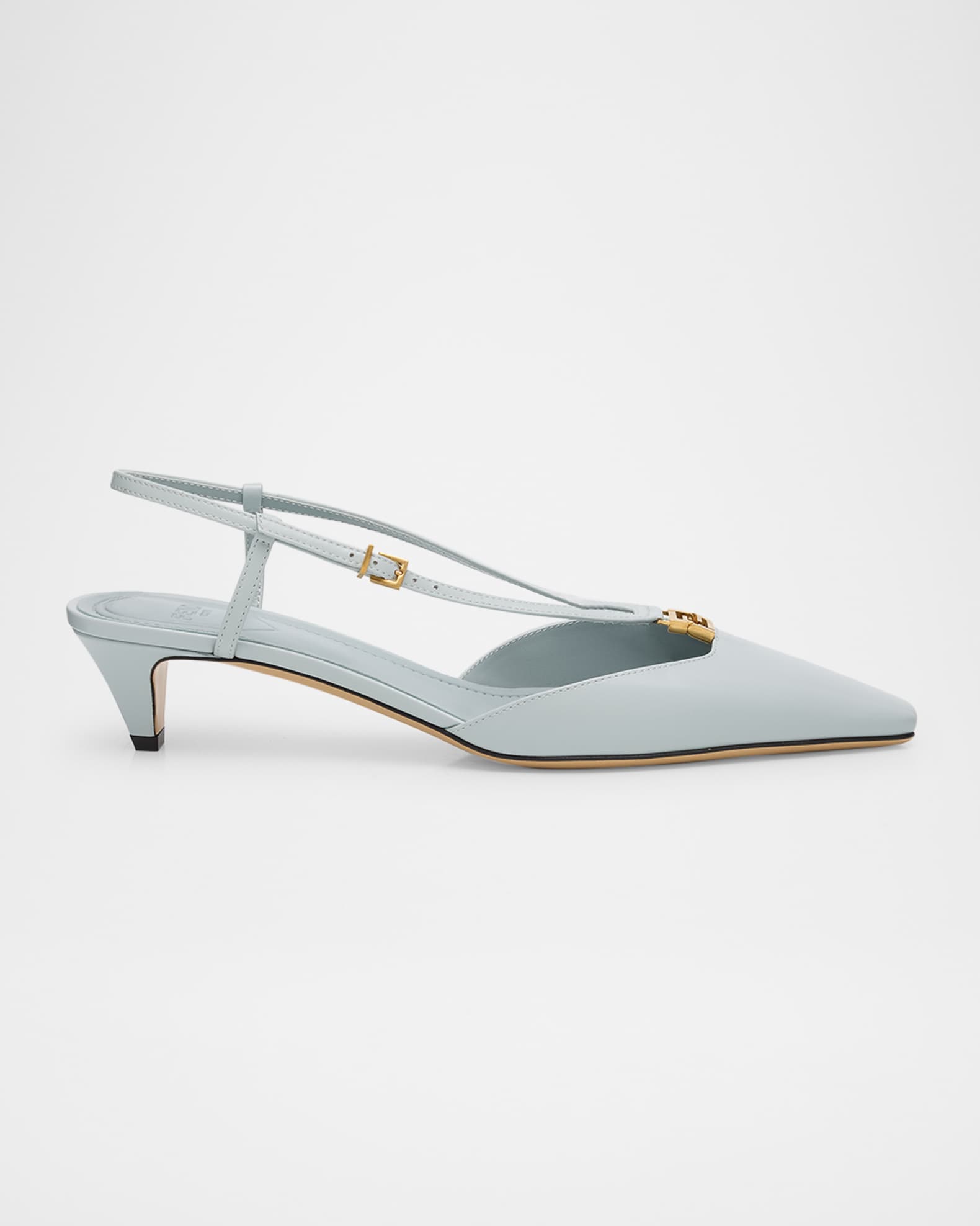 4G Leather Ankle-Strap Pumps 0