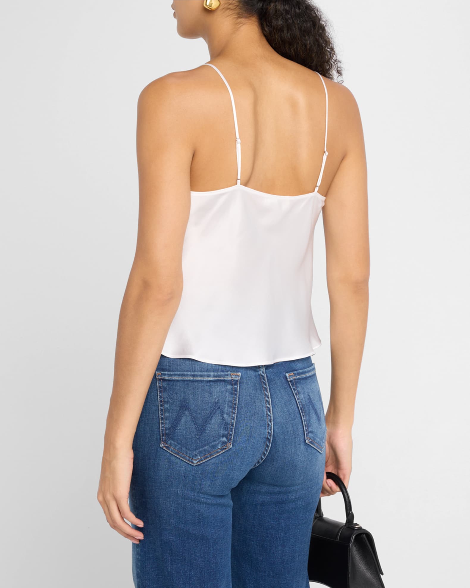 L'Agence Calista Cowl-Neck Silk Camisole | Neiman Marcus