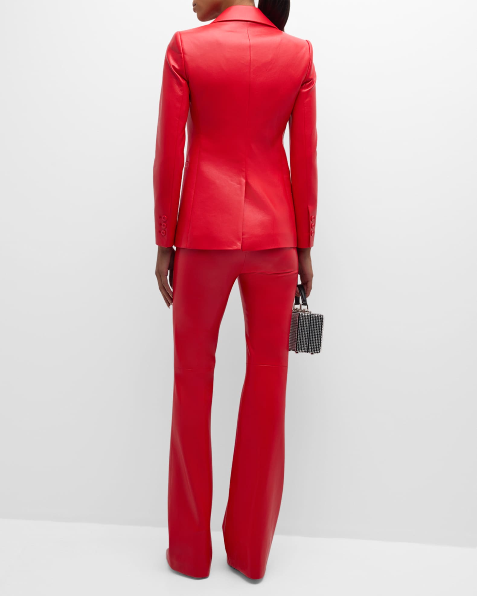 イタリア高級生地RED AICESENCE スーツ Vegan Leather Suit | Neiman Marcus
