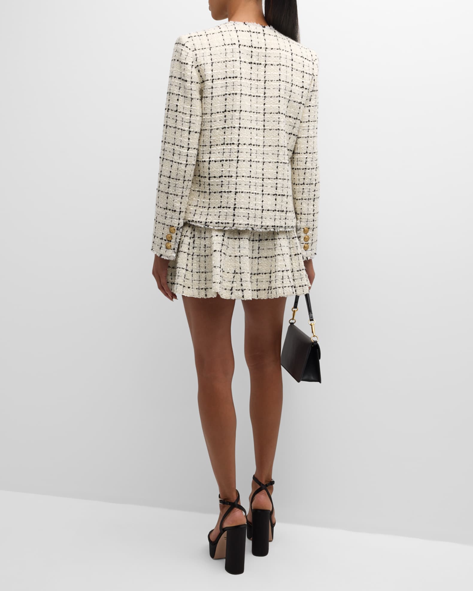 2024年 Theory luxe llume Tweed Sharley Tweed Collection | Neiman Marcus