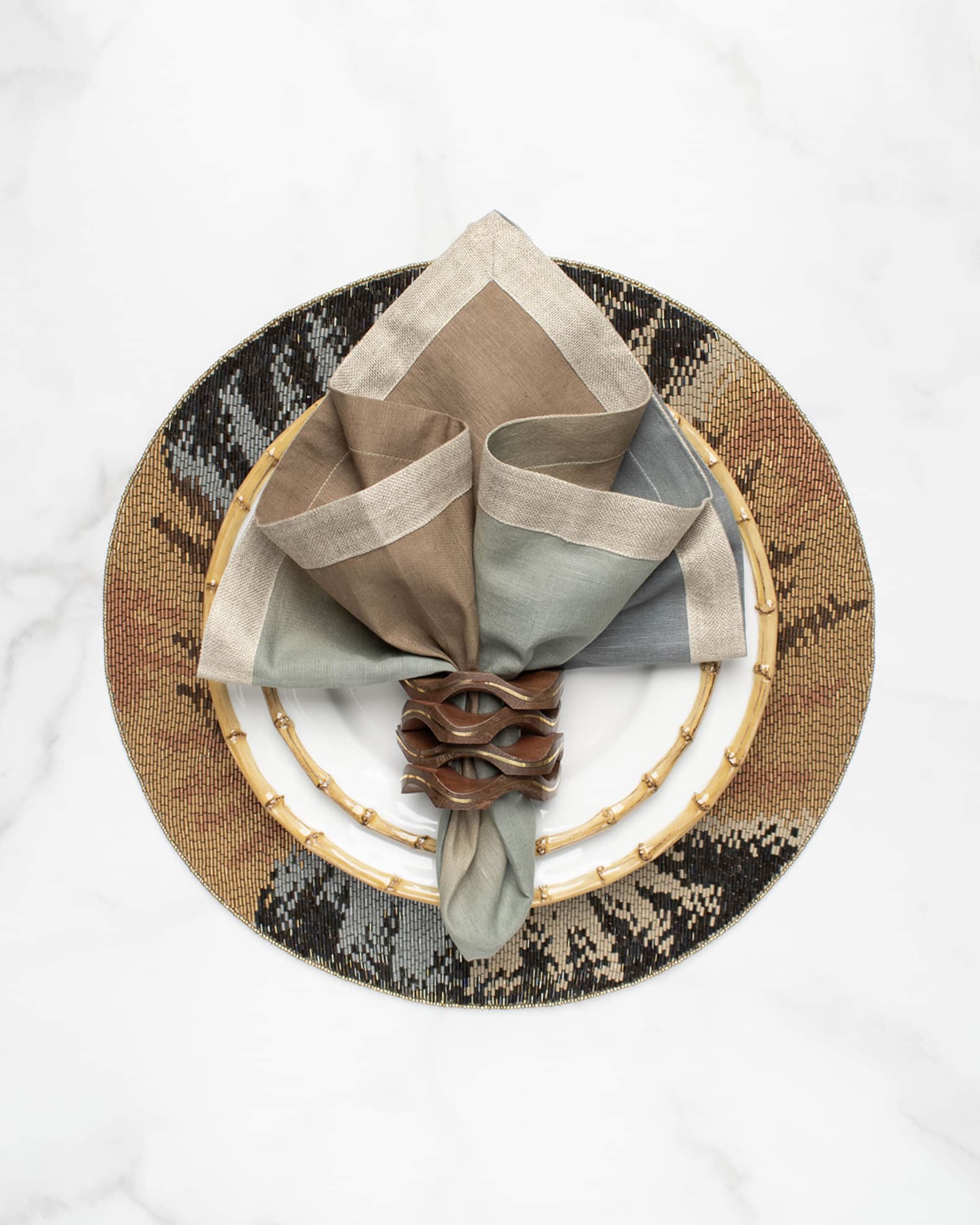 Pavilion Wooden Napkin Ring 1