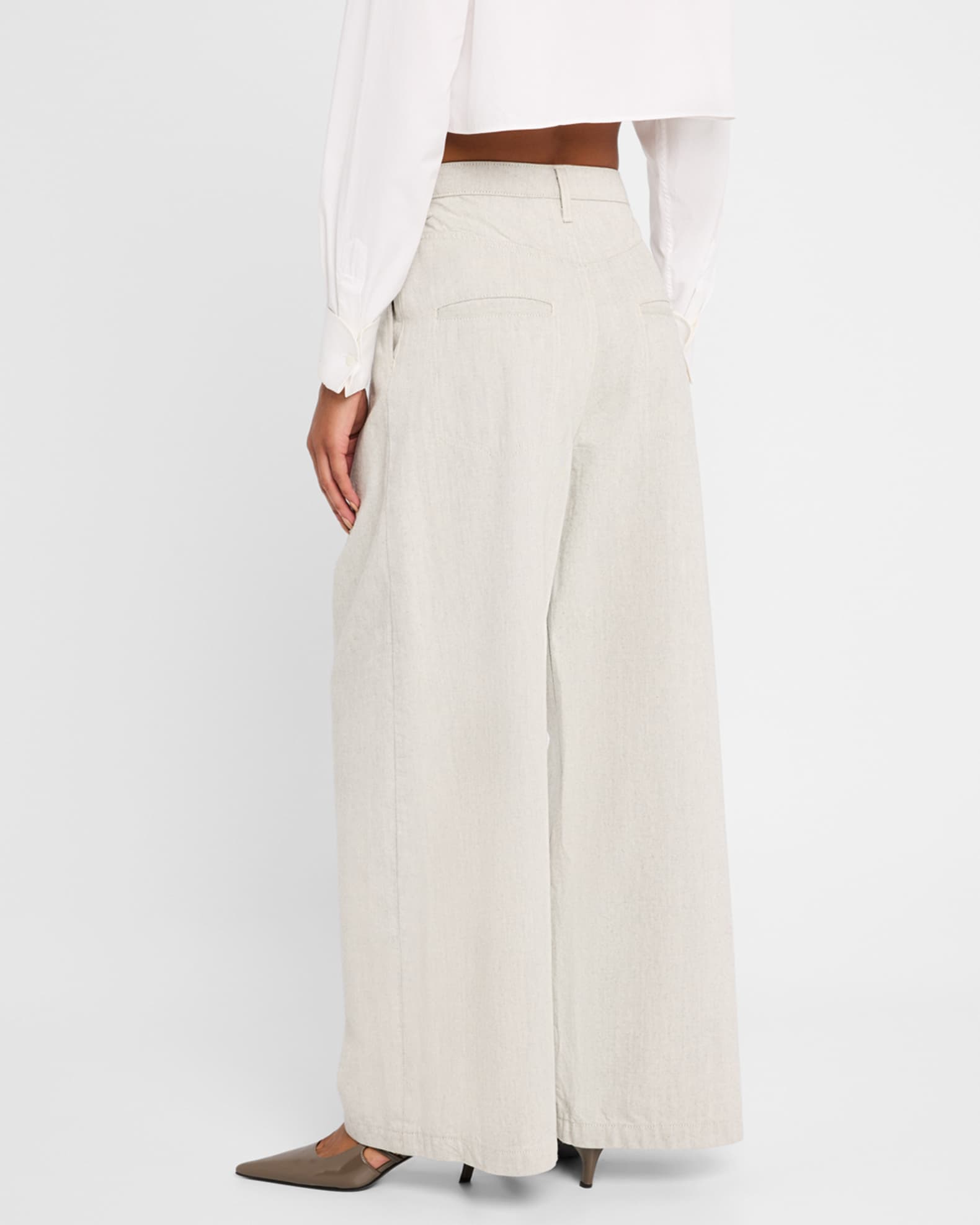 Greene St Wide-Leg Japanese Denim Pants