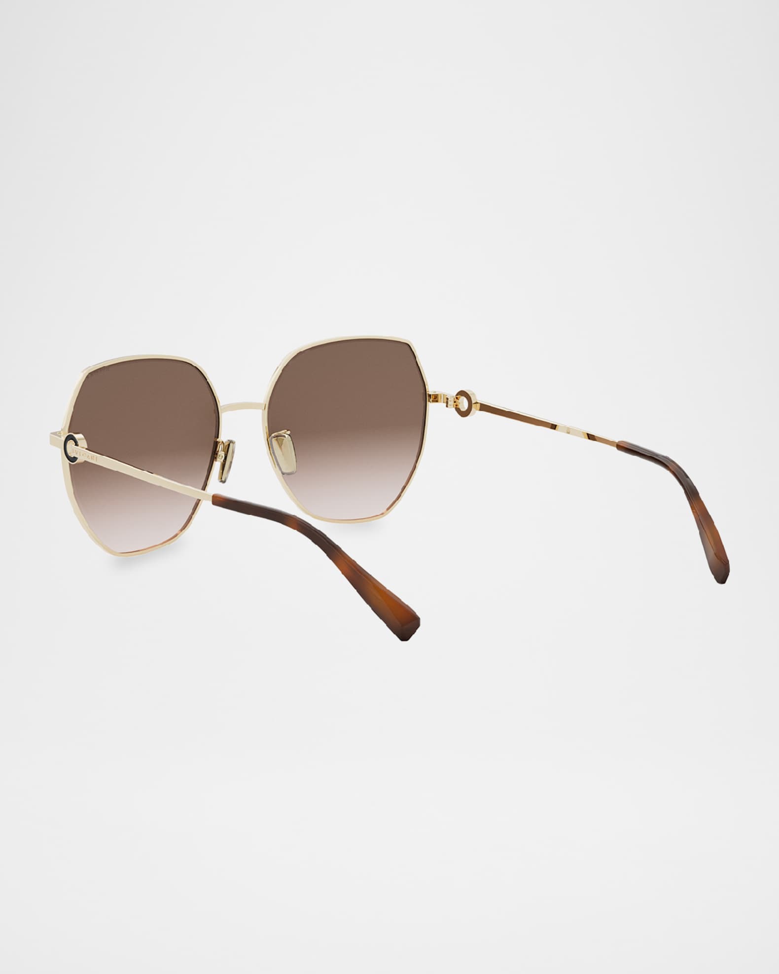 Round Metal & Nylon Sunglasses  1