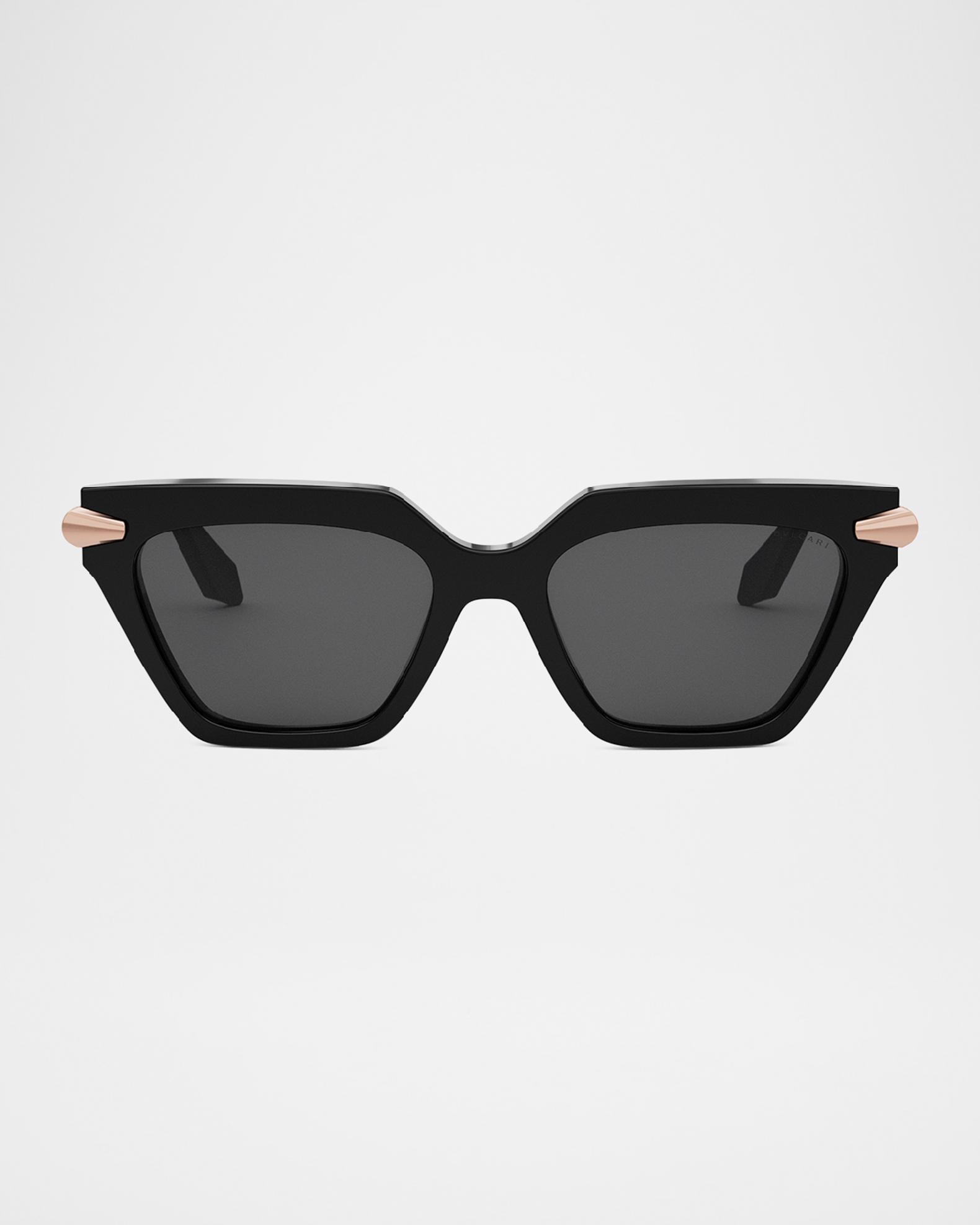 BVLGARI Serpenti Acetate & Nylon Cat-Eye Sunglasses | Neiman Marcus