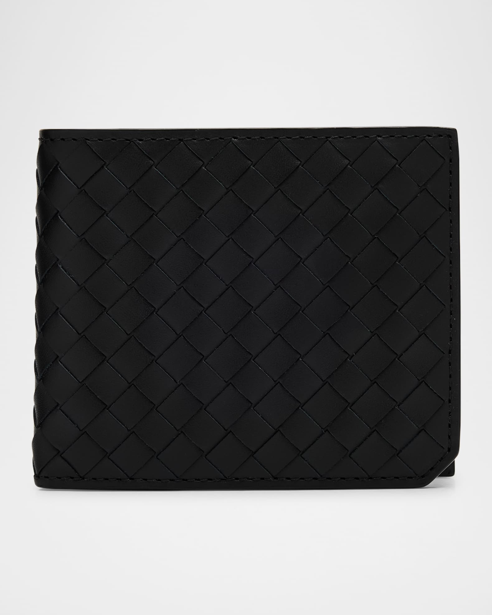 Men's Intrecciato Piccolo Bifold Wallet With Coin Purse 0