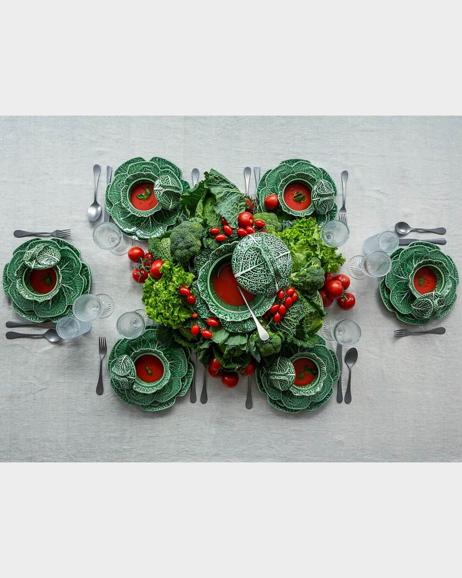 Bordallo Pinheiro Cabbage Dinner Plate Neiman Marcus