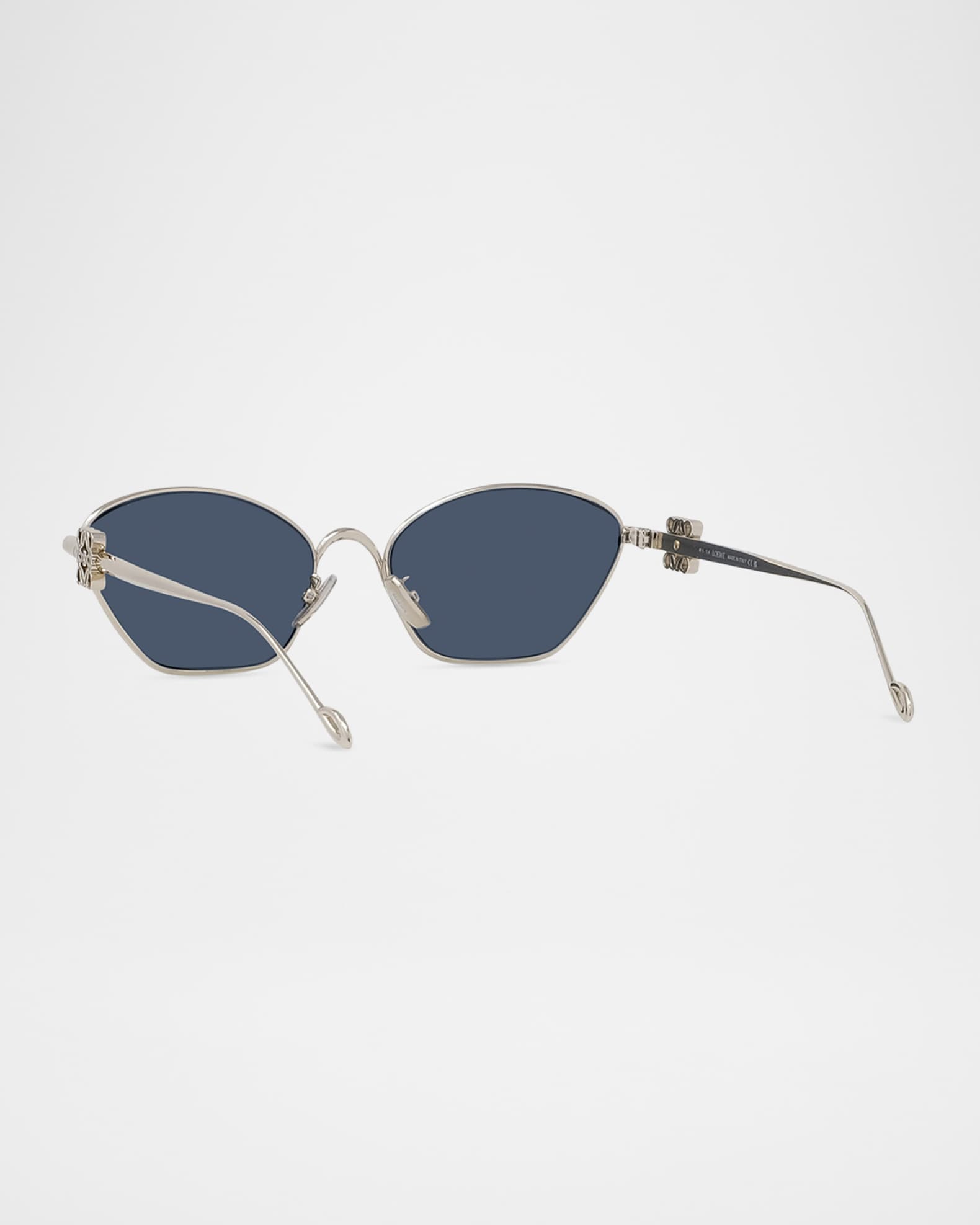 Men's LW40115UM Metal Cat-Eye Sunglasses 1