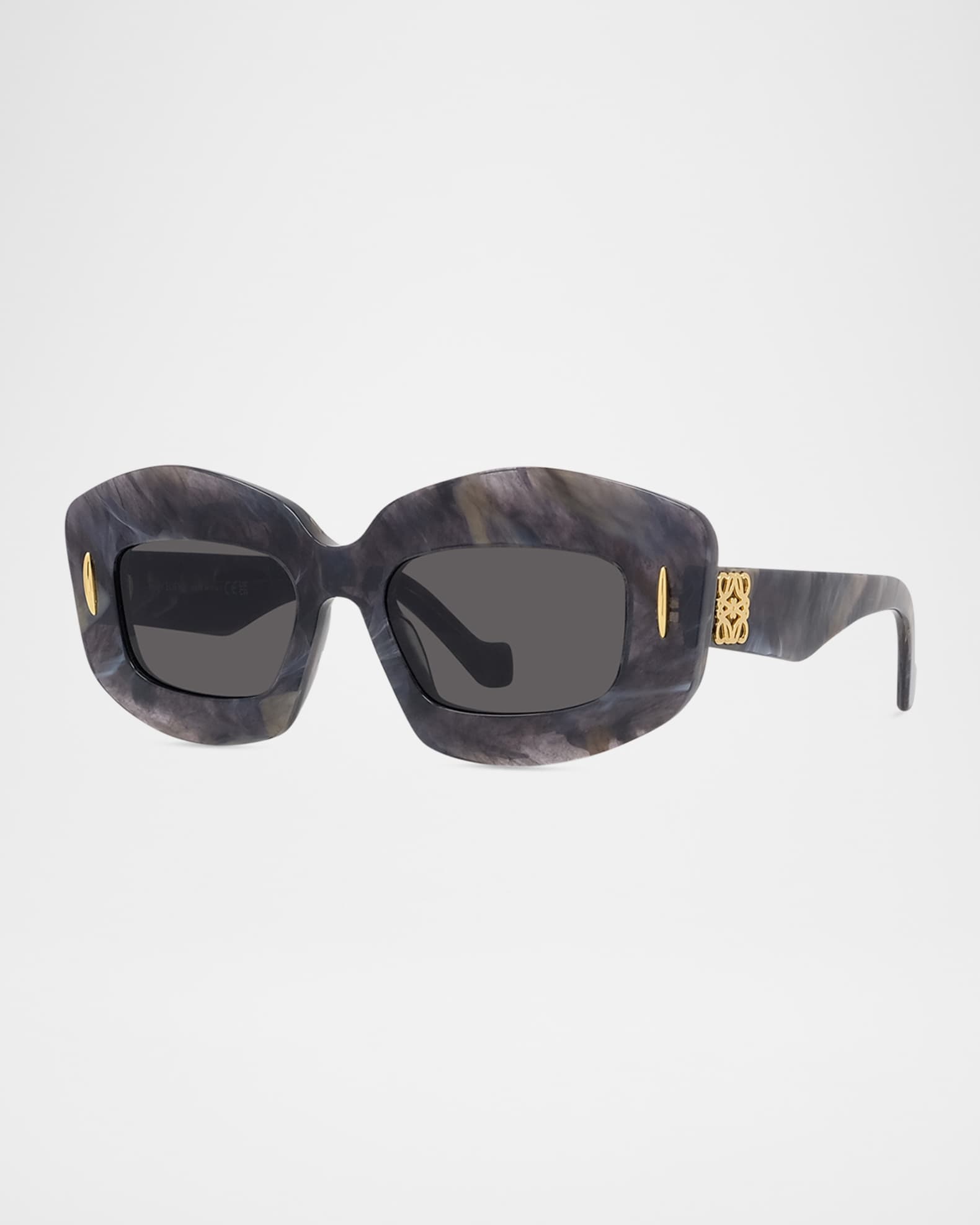 Anagram Rectangle Sunglasses Red - Loewe