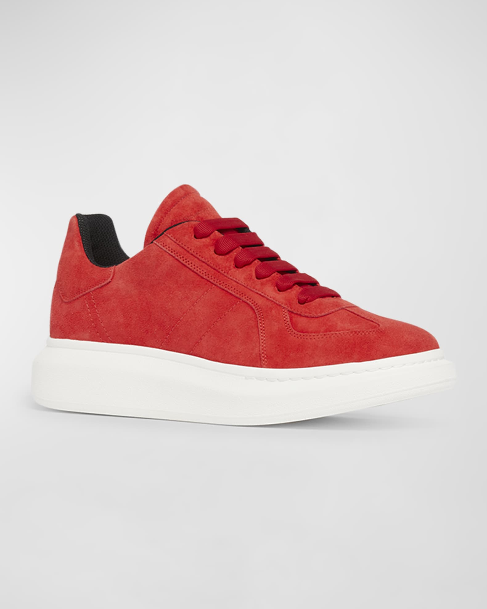 Red suede alexander mcqueen clearance