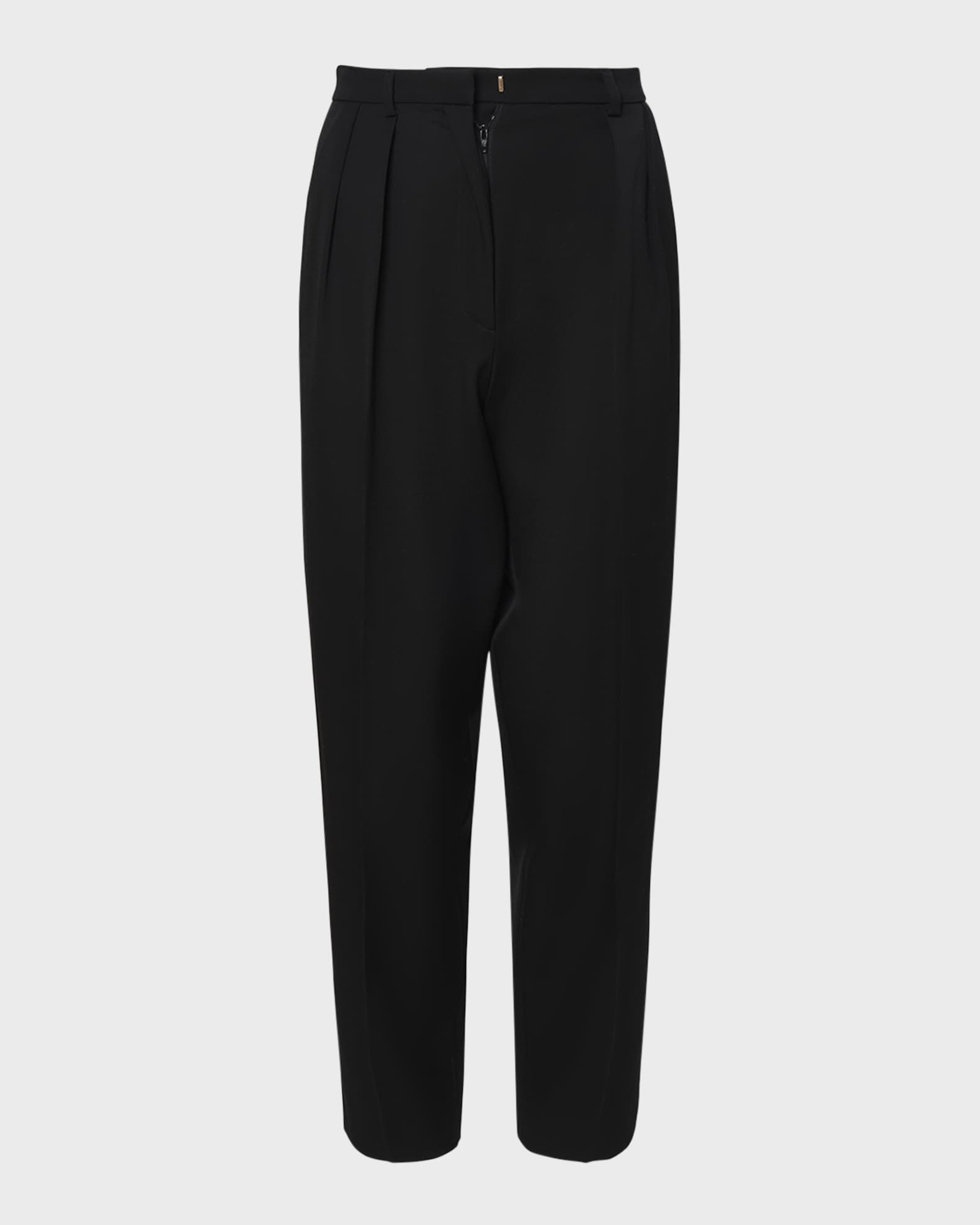 Emmett Straight-Leg Wool Trousers  0