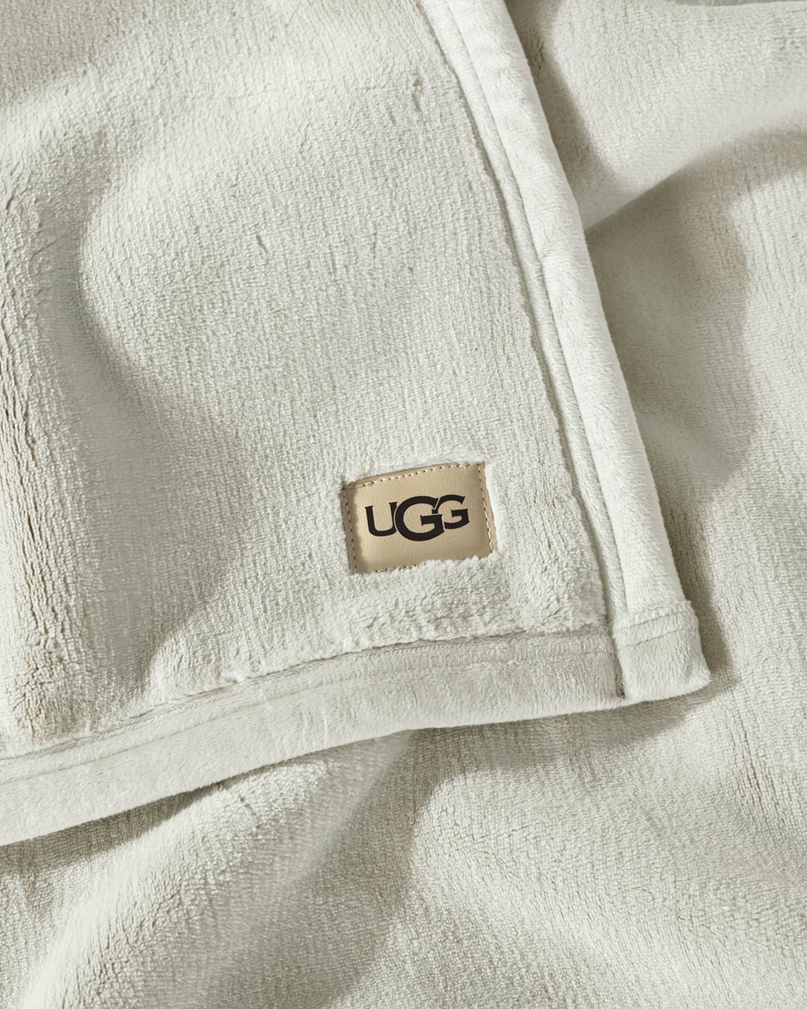UGG Coco Faux Fur Throw Blanket 50 x 70 Neiman Marcus