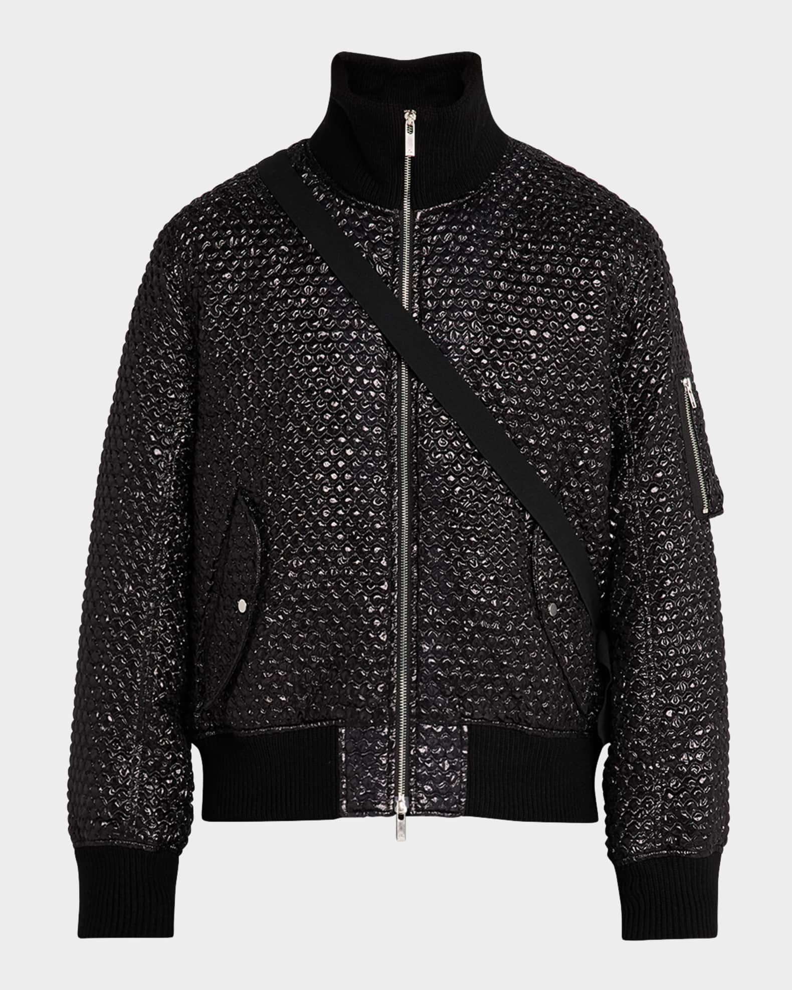 Shiny bomber jacket mens 2025
