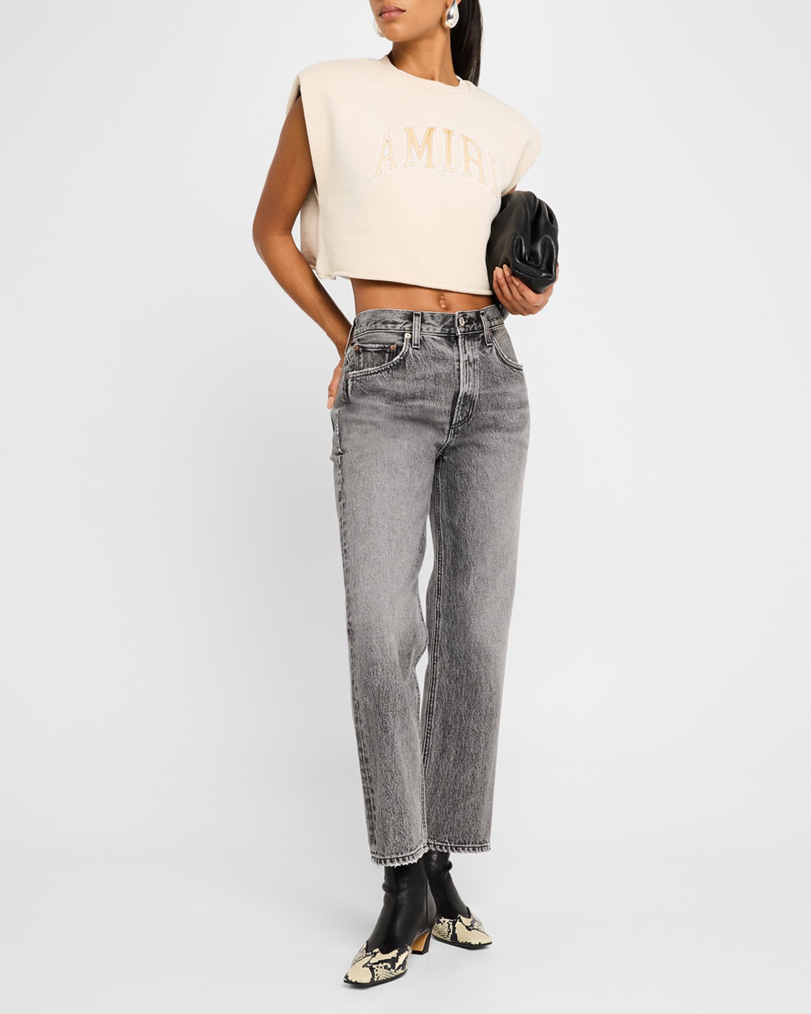 Valen Mid-Rise Vintage Straight Jeans 1
