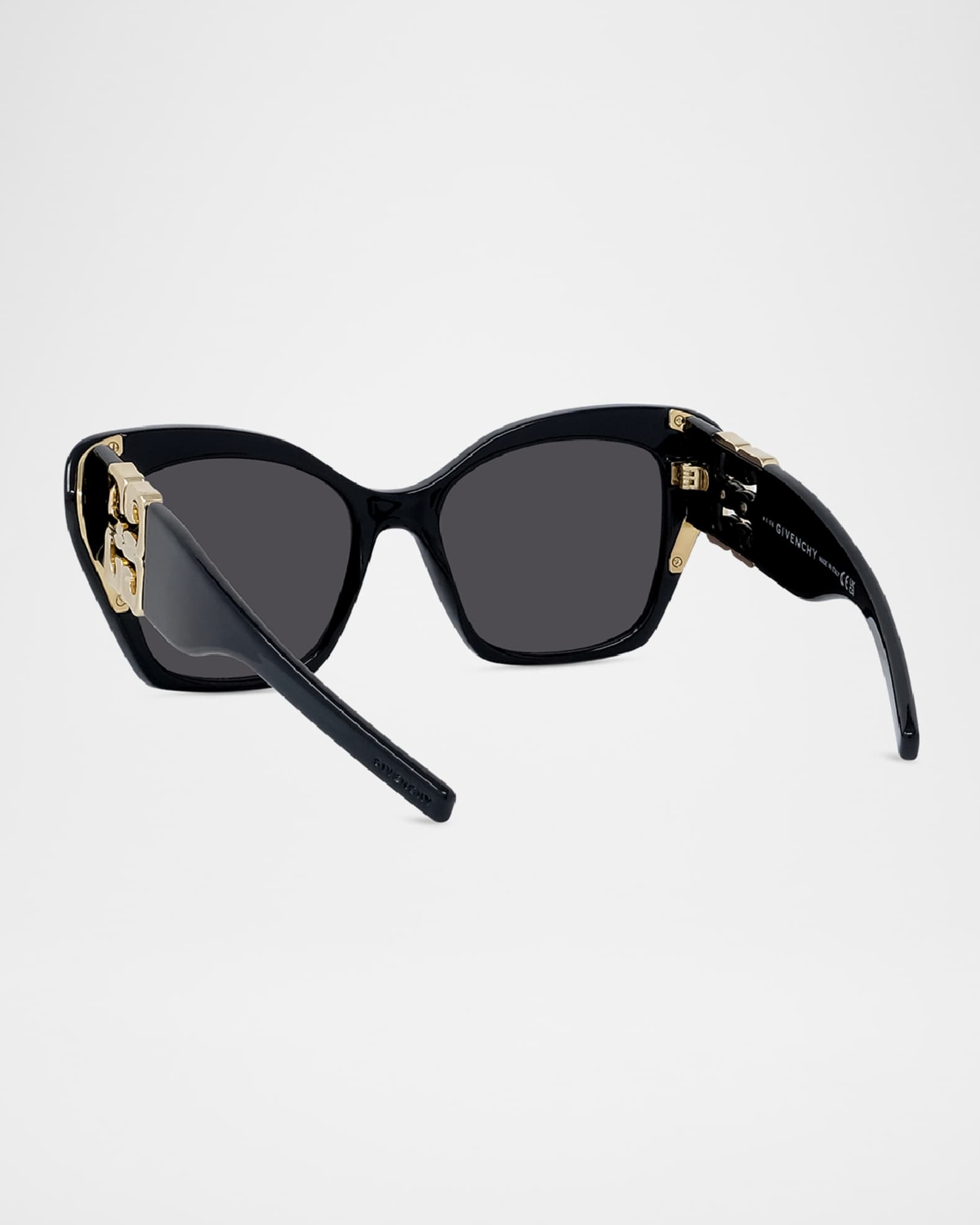 4G Liquid Square Plastic & Nylon Sunglasses - Thumbnail 2