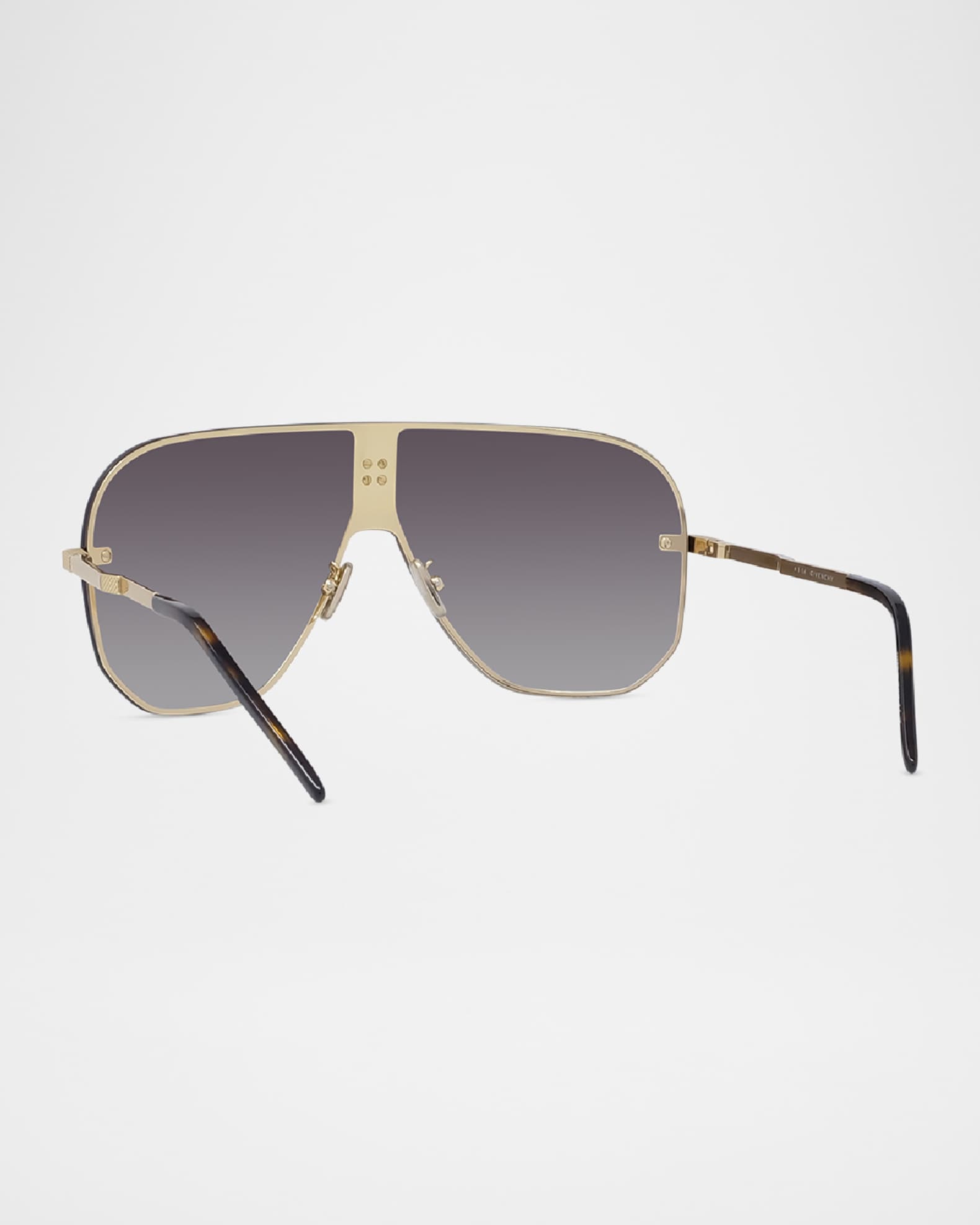 Givenchy 4GEM Metal Aviator Sunglasses Neiman Marcus