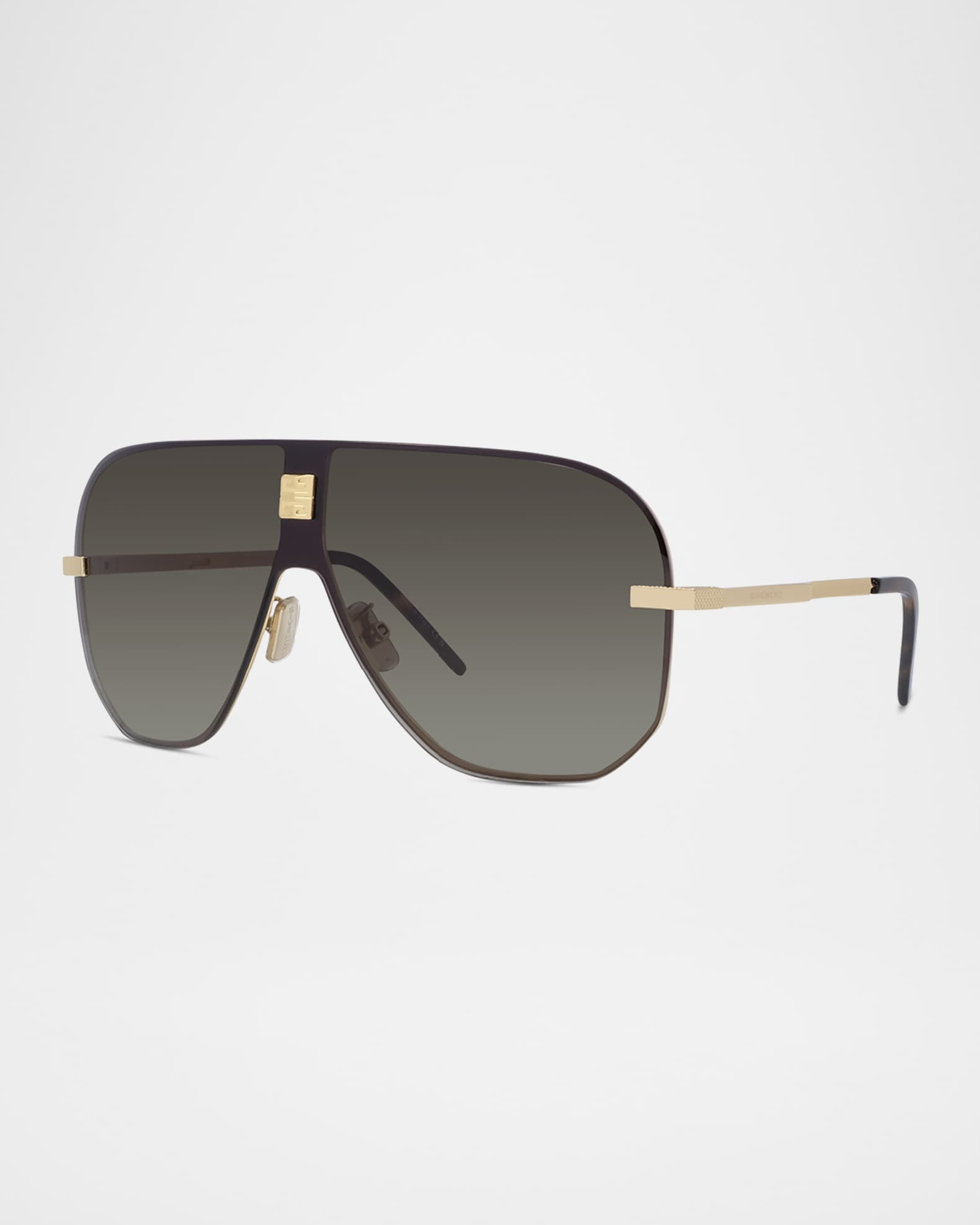 Givenchy 4GEM Metal Aviator Sunglasses | Neiman Marcus