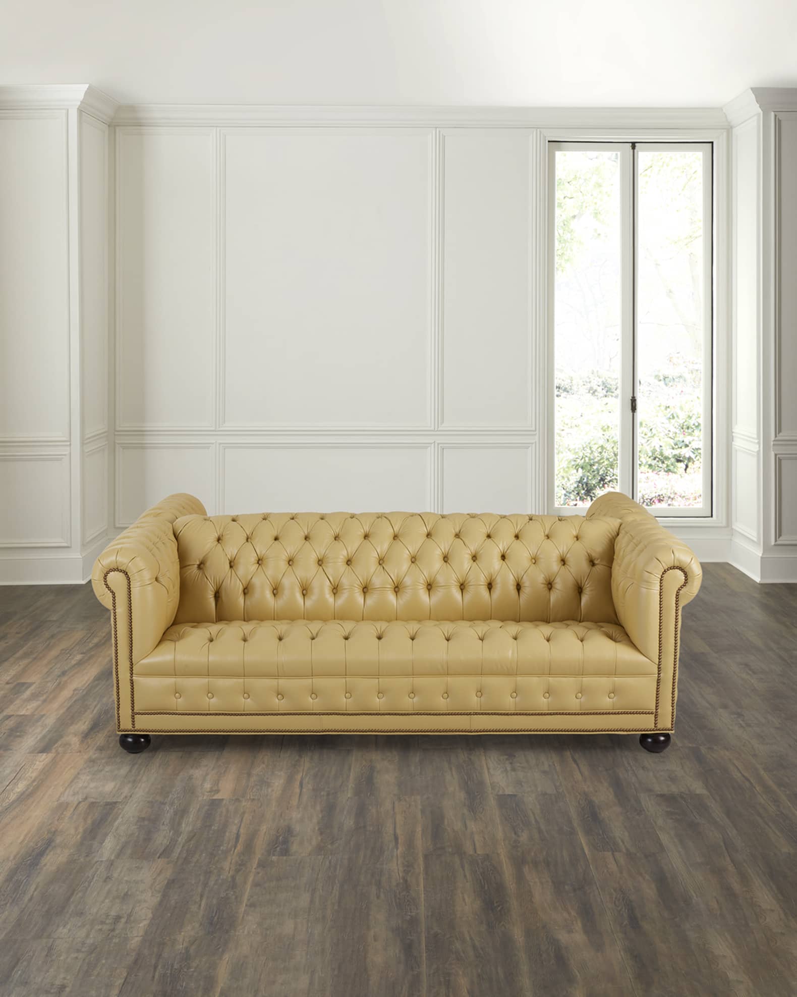 Old hickory tannery chesterfield sofa discount