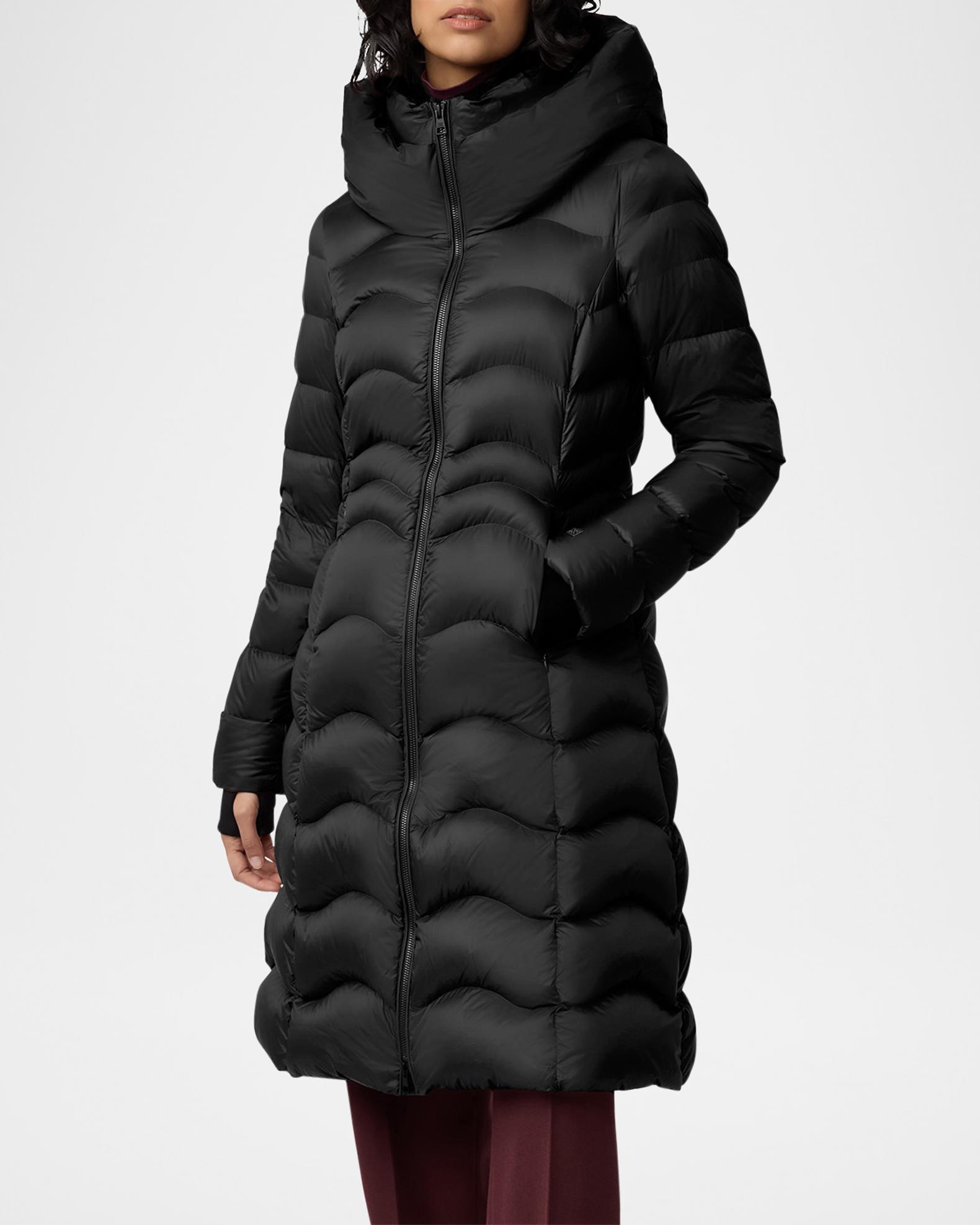 Parka Soia & Kyo - Taille S (petite) - Noir - Occasion Très Bon état - Pour Femme