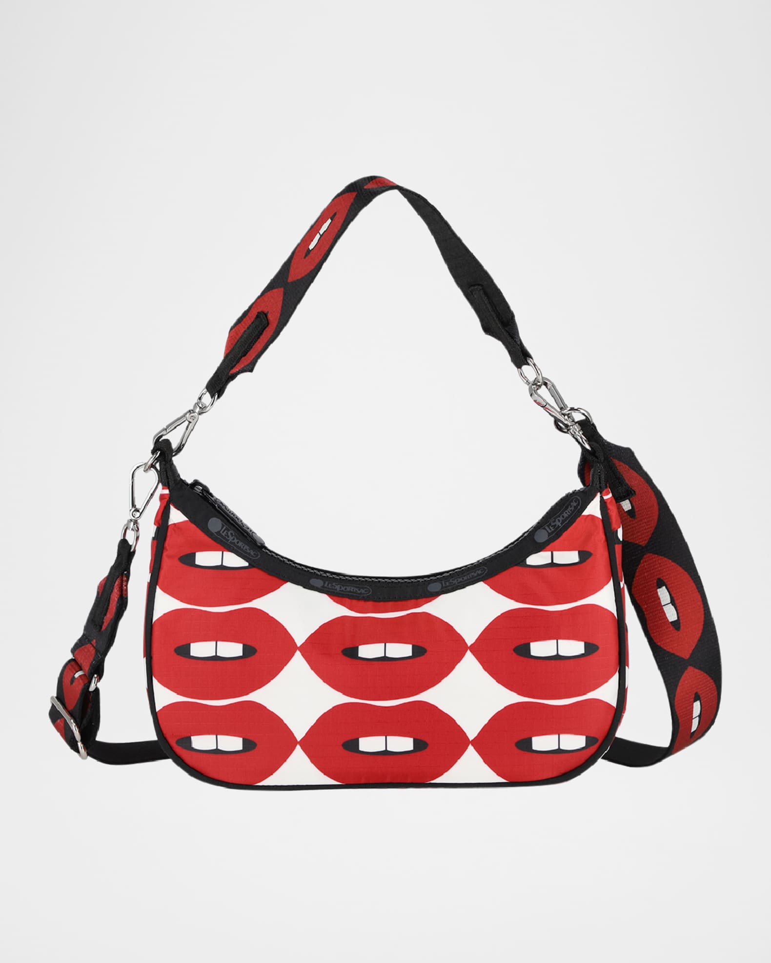 Libertine x LeSportSac Small Convertible Printed Hobo Bag Neiman Marcus